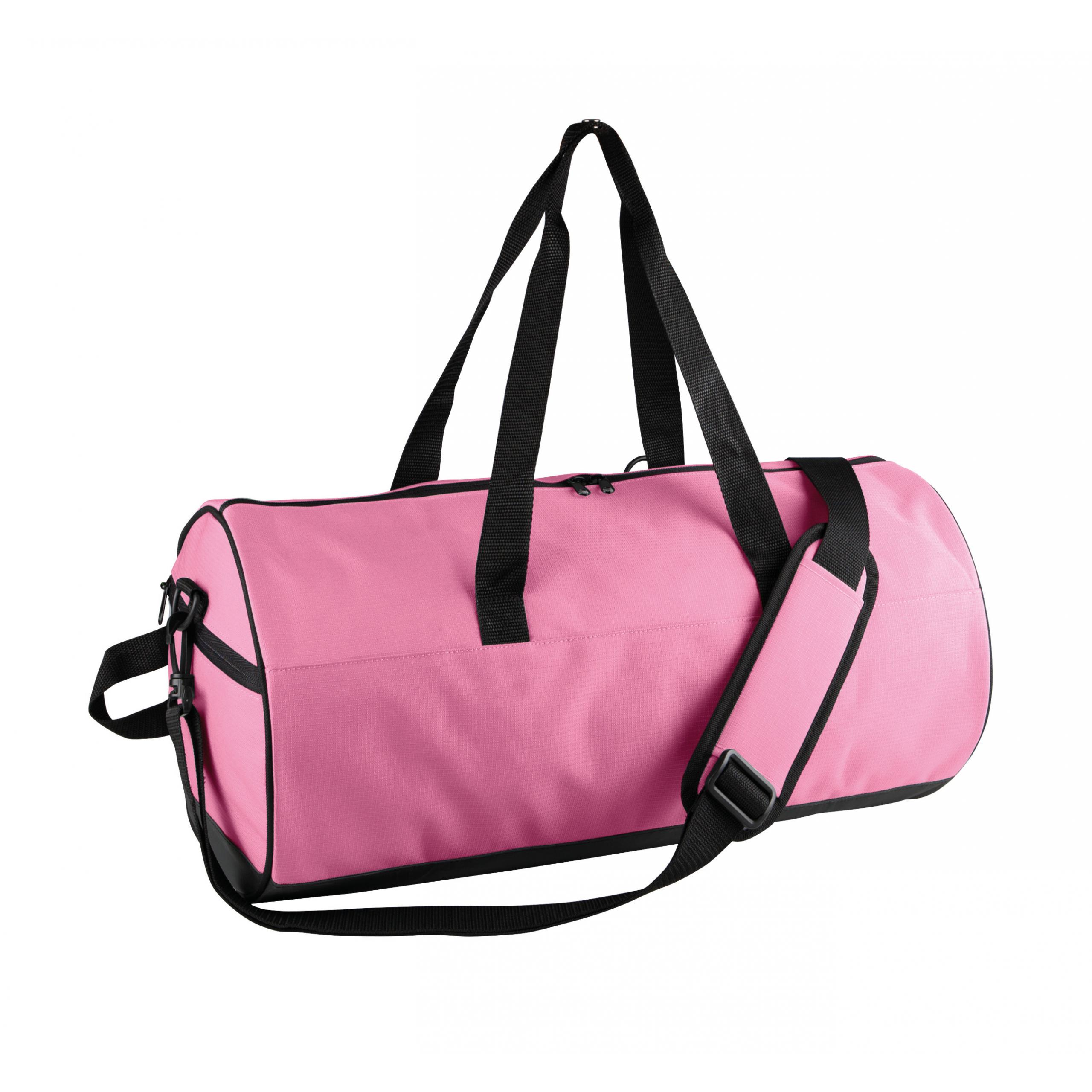 Kimood - Sac de sport forme tube - Pink / Black - One Size