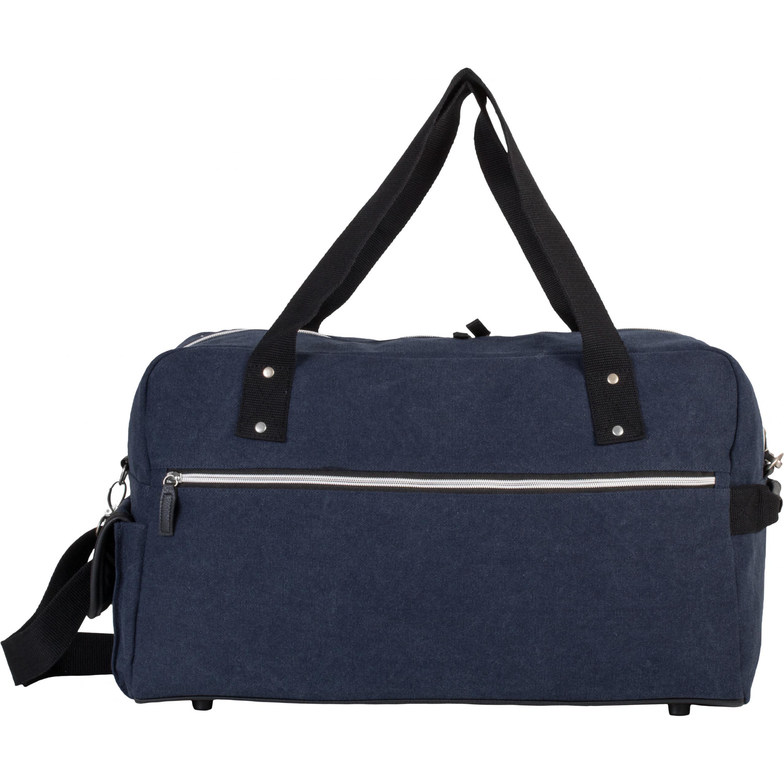 Kimood - Sac de voyage en coton canvas - Washed Black - One Size