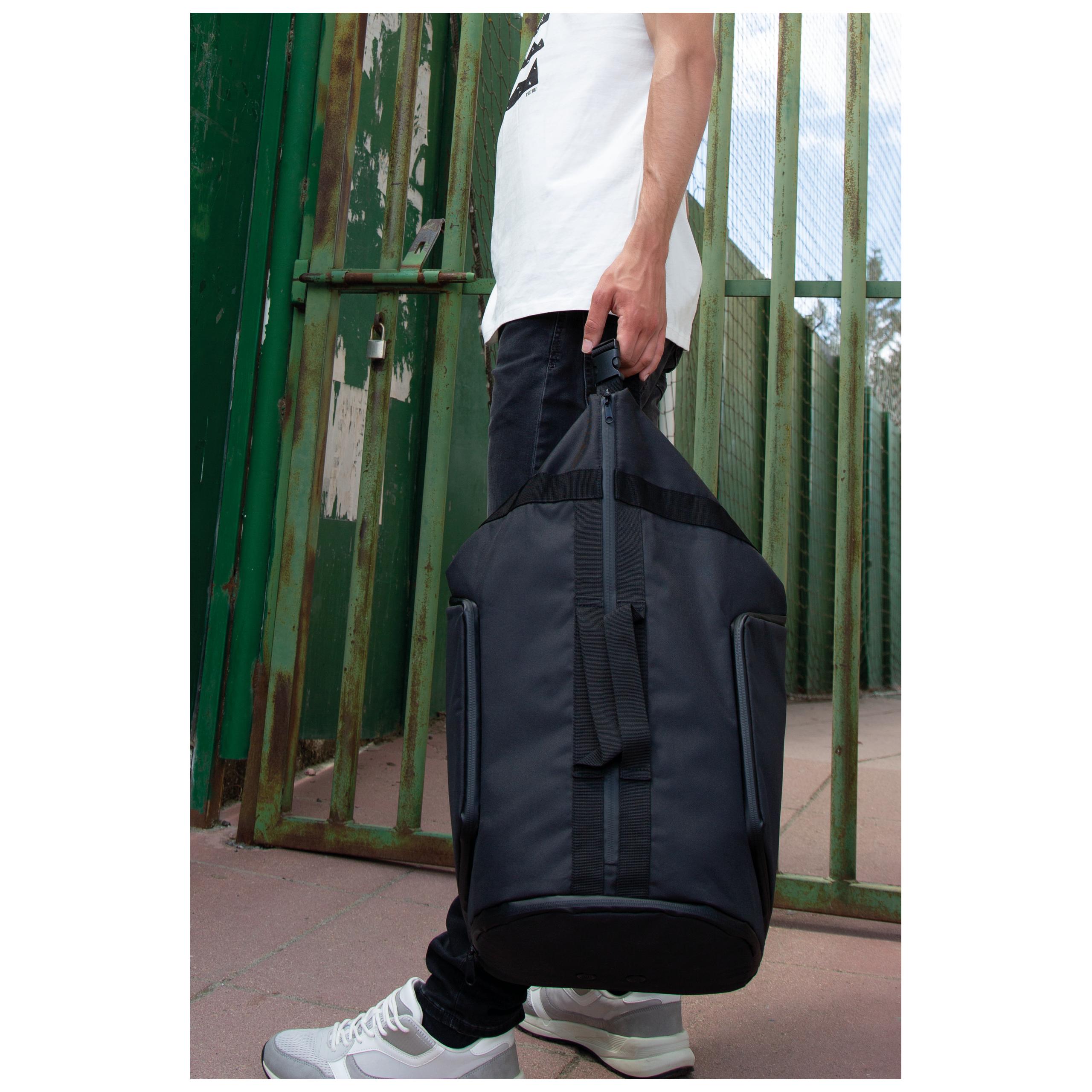 Kimood - Sac à dos de voyage avec dos matelassé porte-ordinateur - Black - One Size