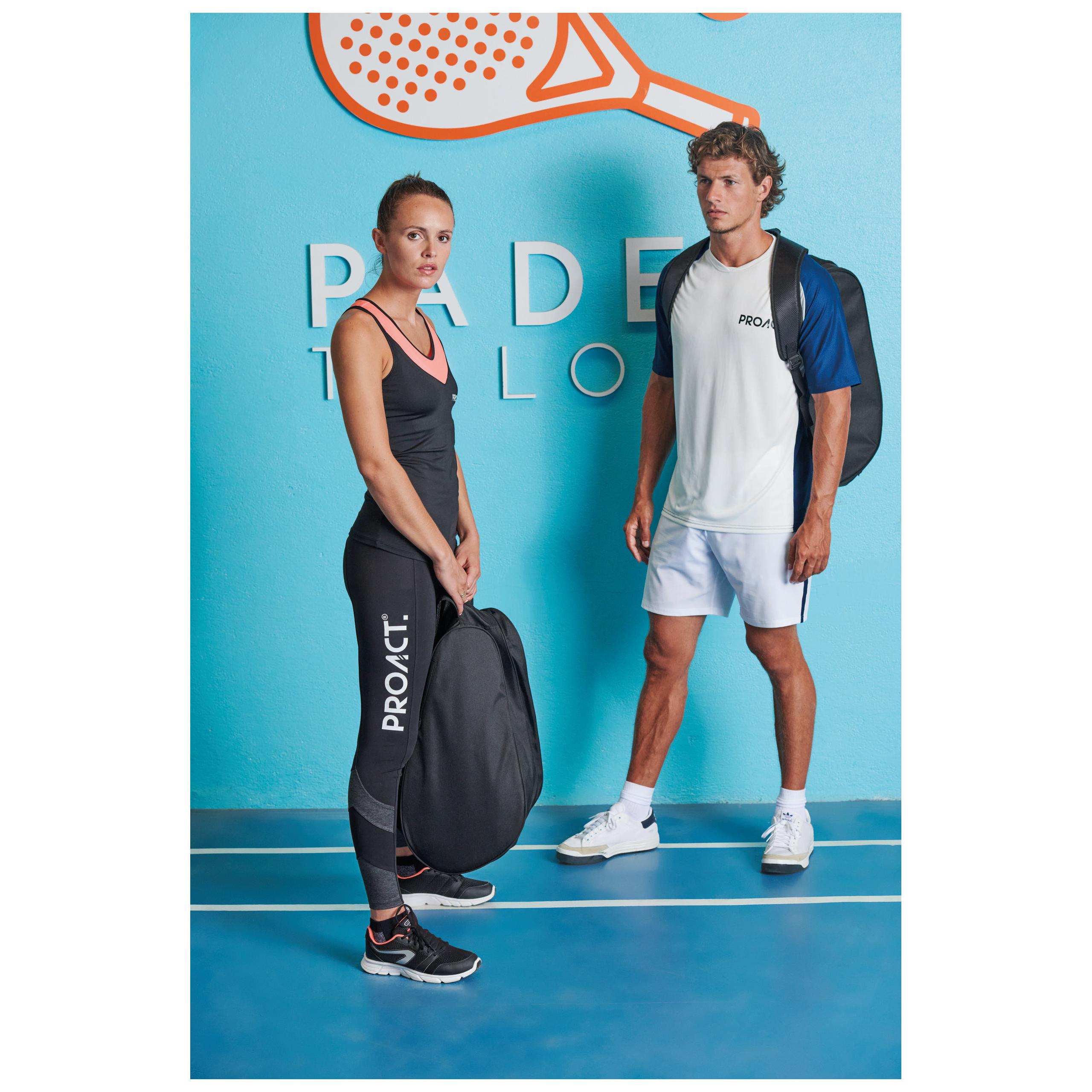 Kimood - Sac à dos de padel avec double compartiment porte-raquette - Black - One Size