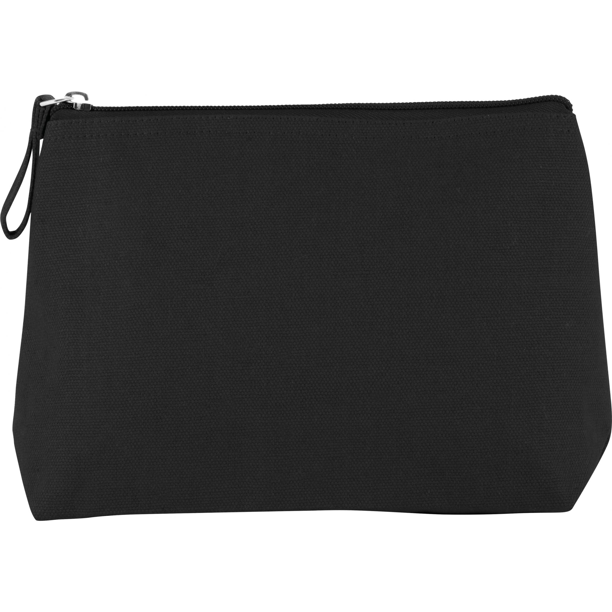 Kimood - Trousse en coton canvas - Black - One Size