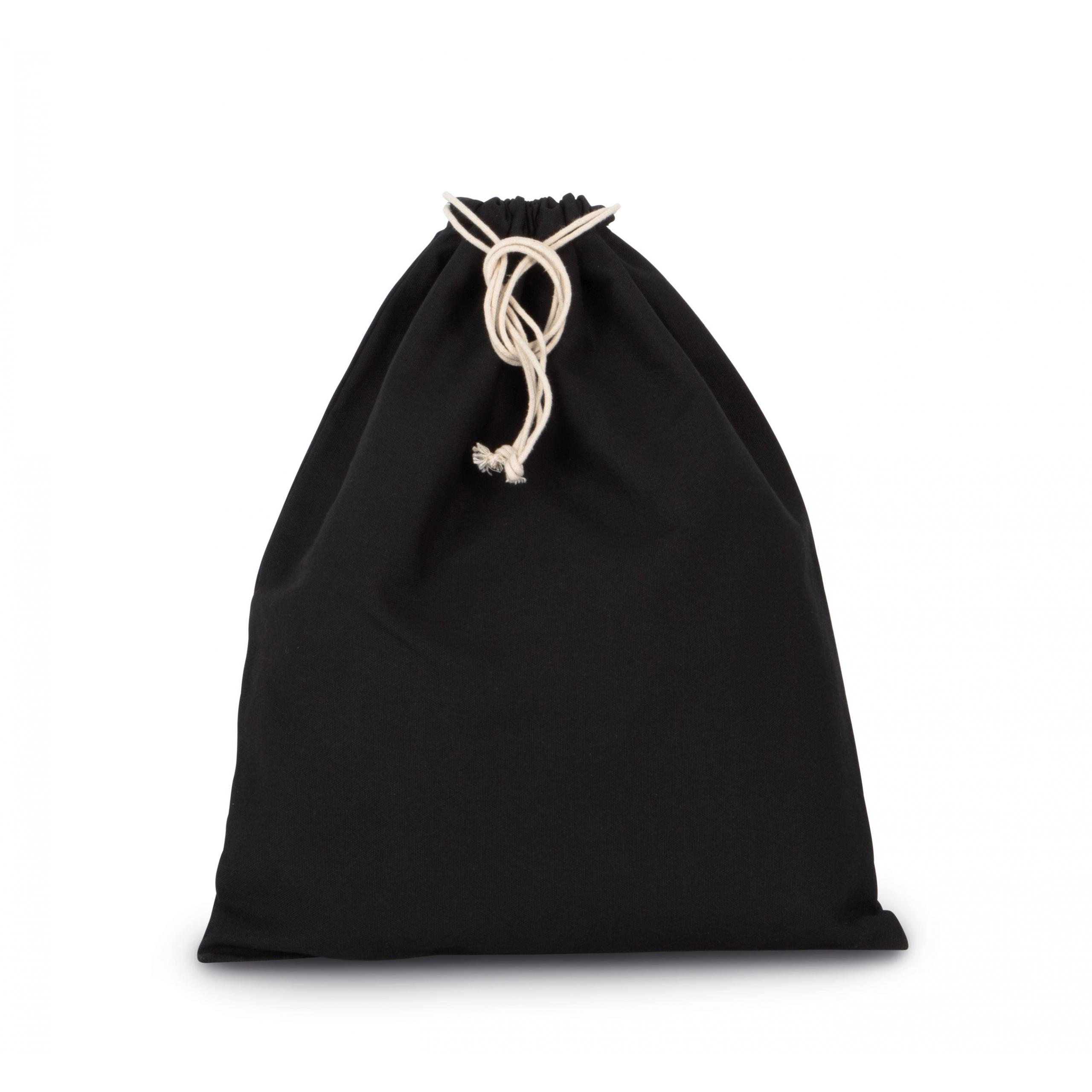 Kimood - Sac coton à cordon - grand - Black - L