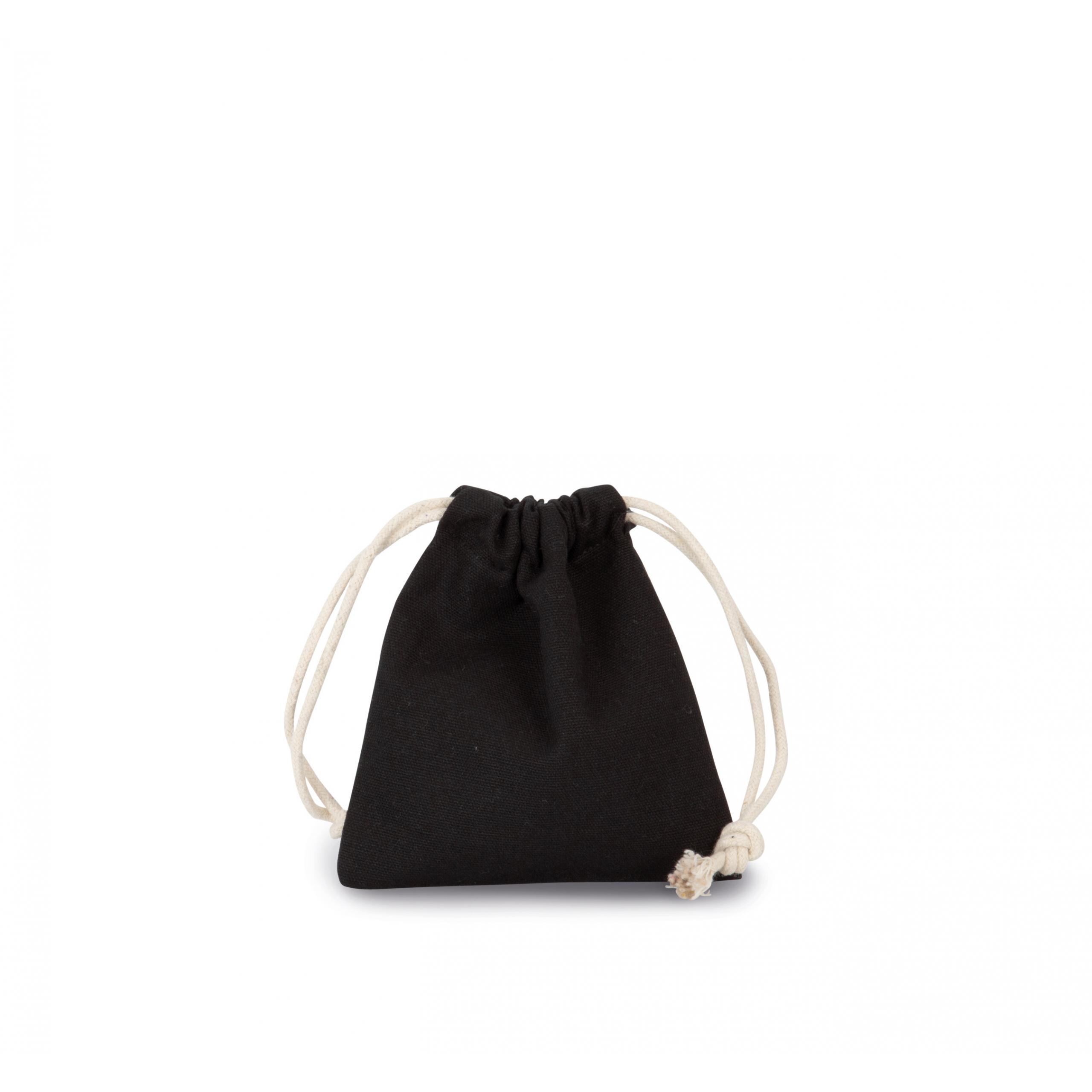 Kimood - Sac coton à cordon - petit - Black - One Size