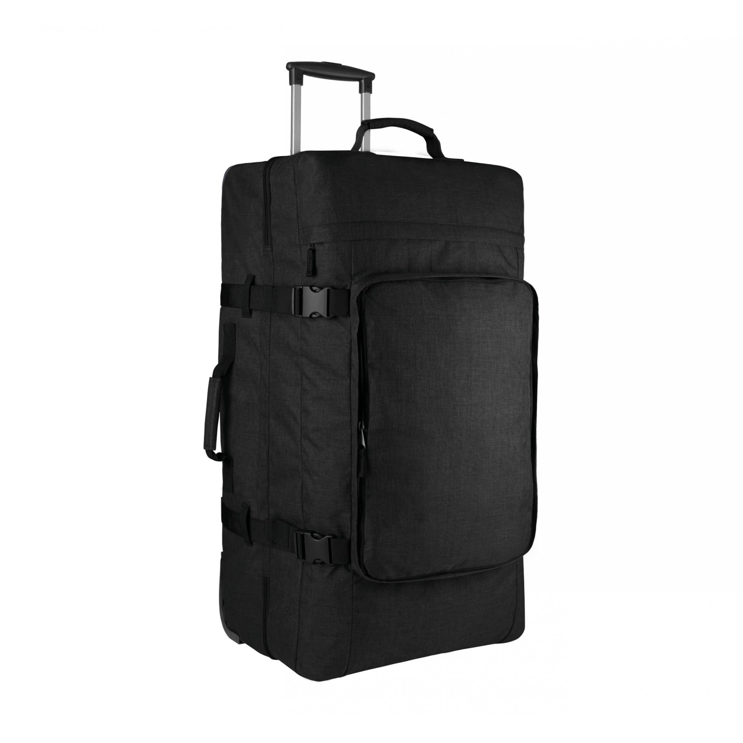 Kimood - Grand sac trolley à double compartiment - Black - One Size