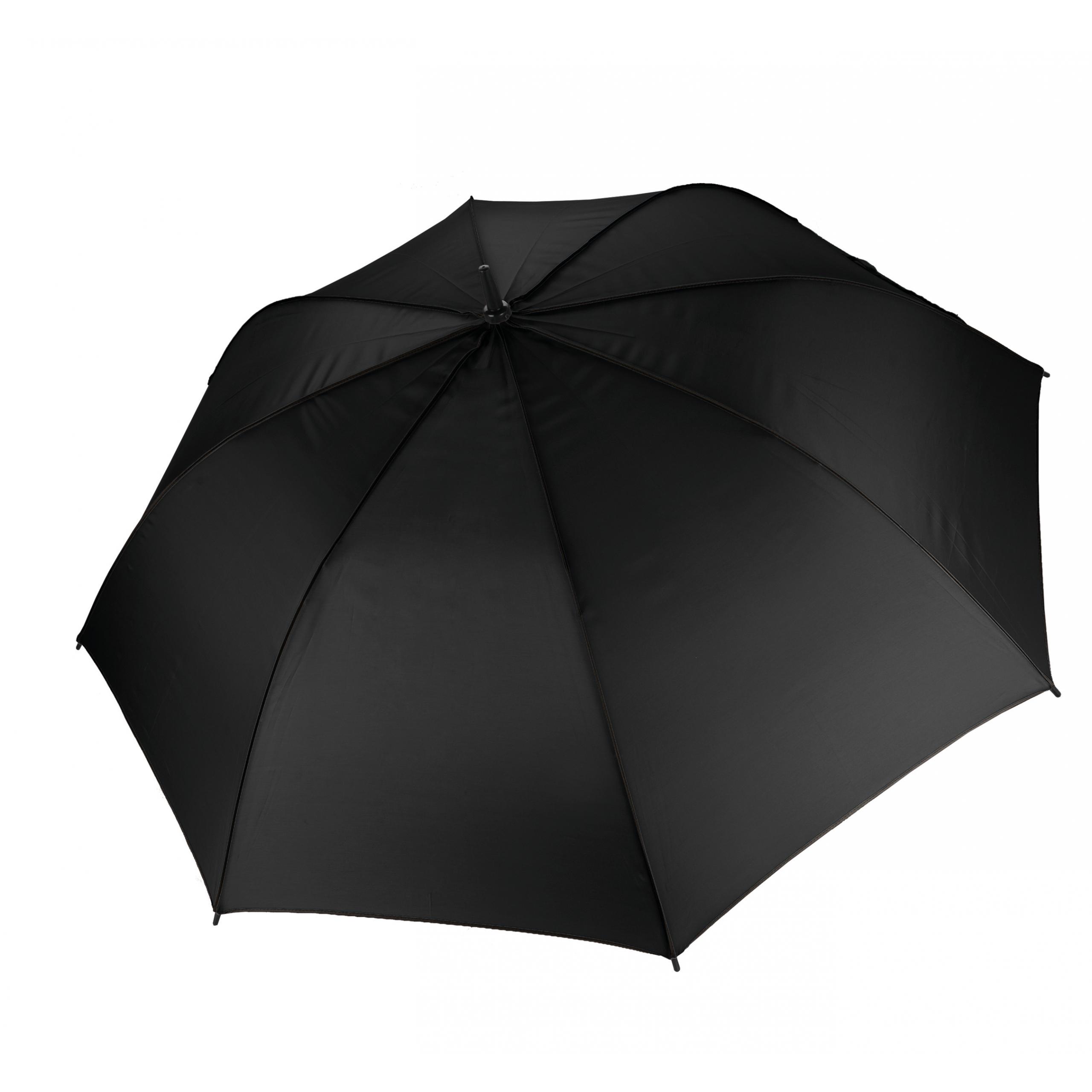 Kimood - Parapluie de golf ouverture automatique - Black / Black - One Size