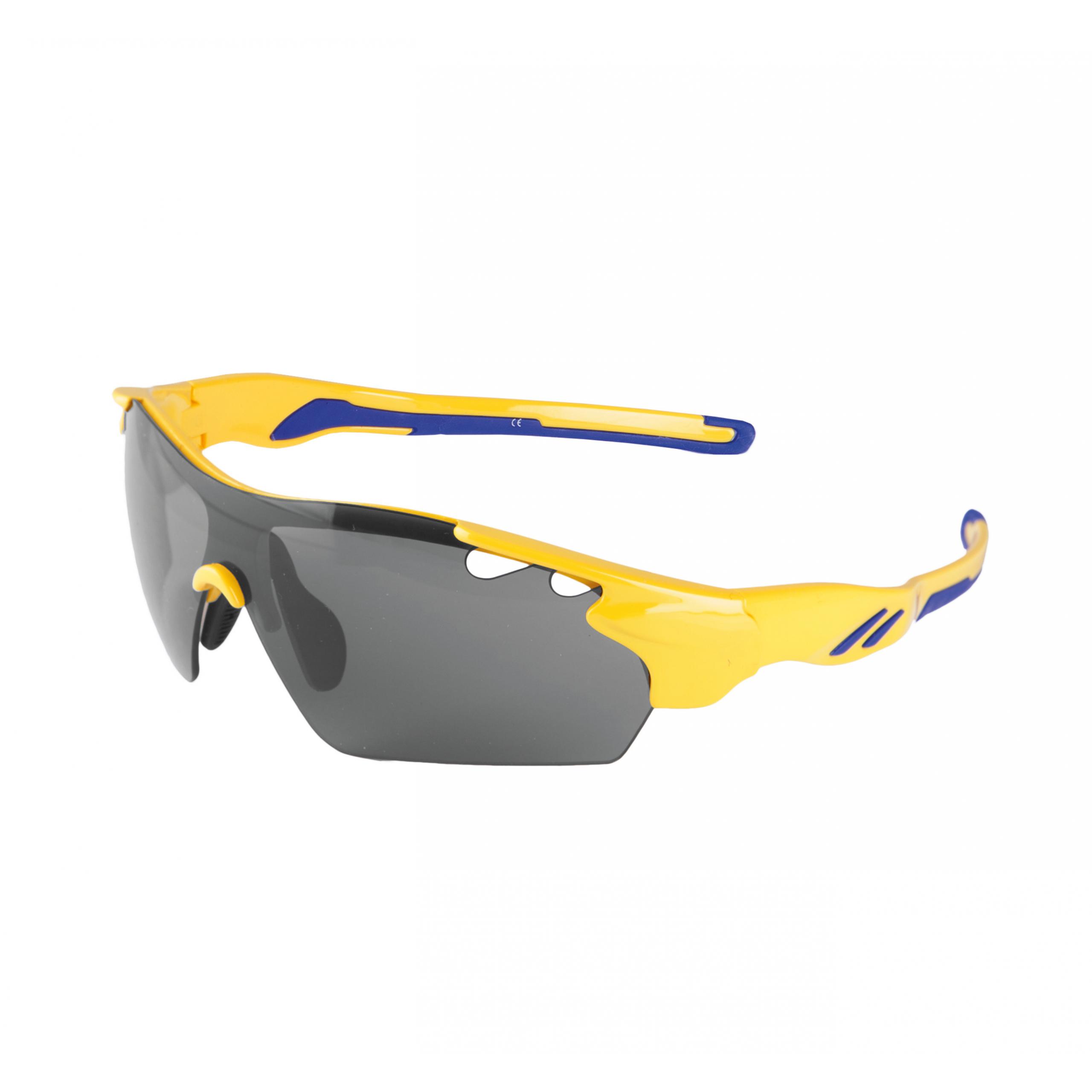 Kimood - Lunettes de soleil sport - Yellow / Royal Blue - One Size