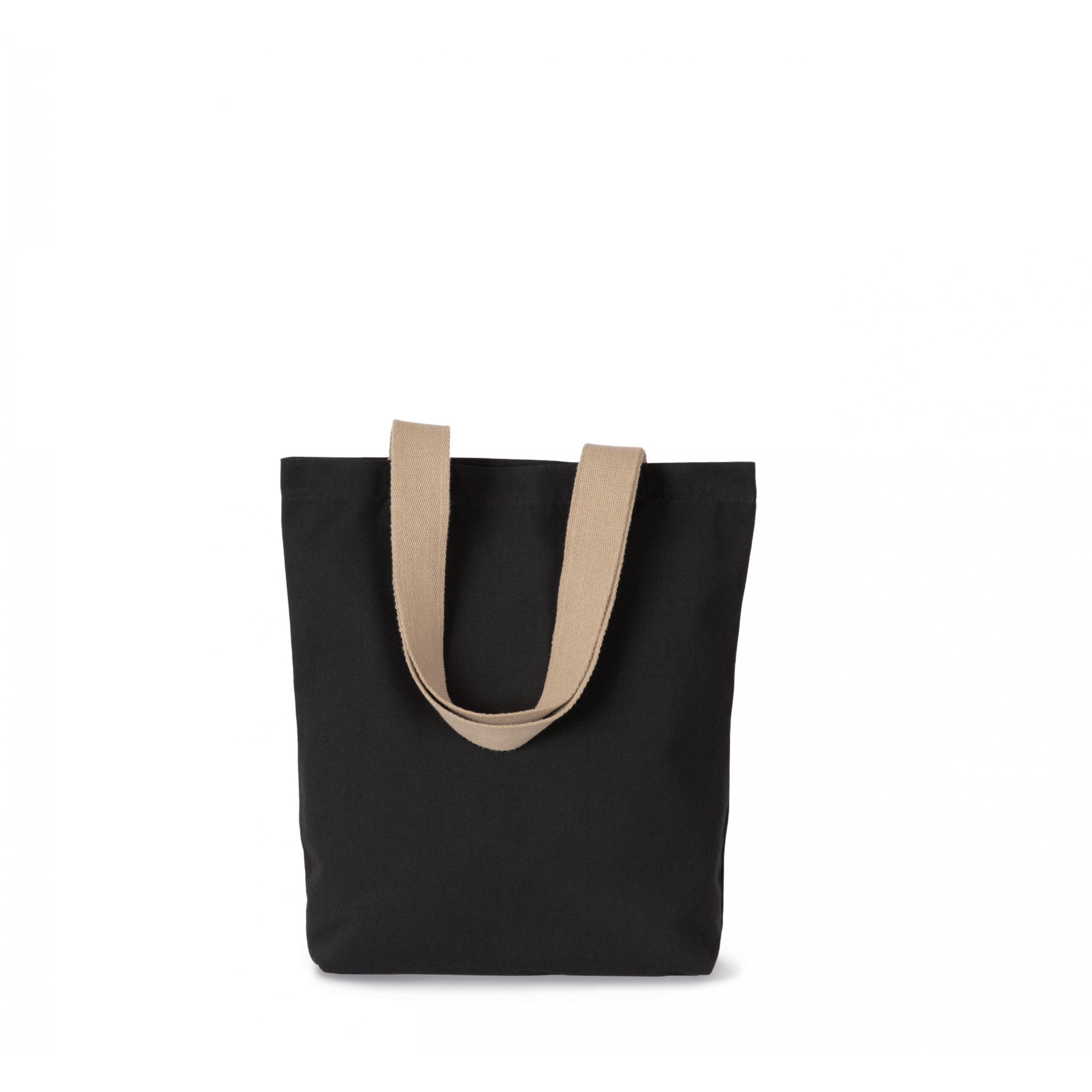 Kimood - Sac Shopping recyclé à fond plat - Black Night / Hemp - One Size