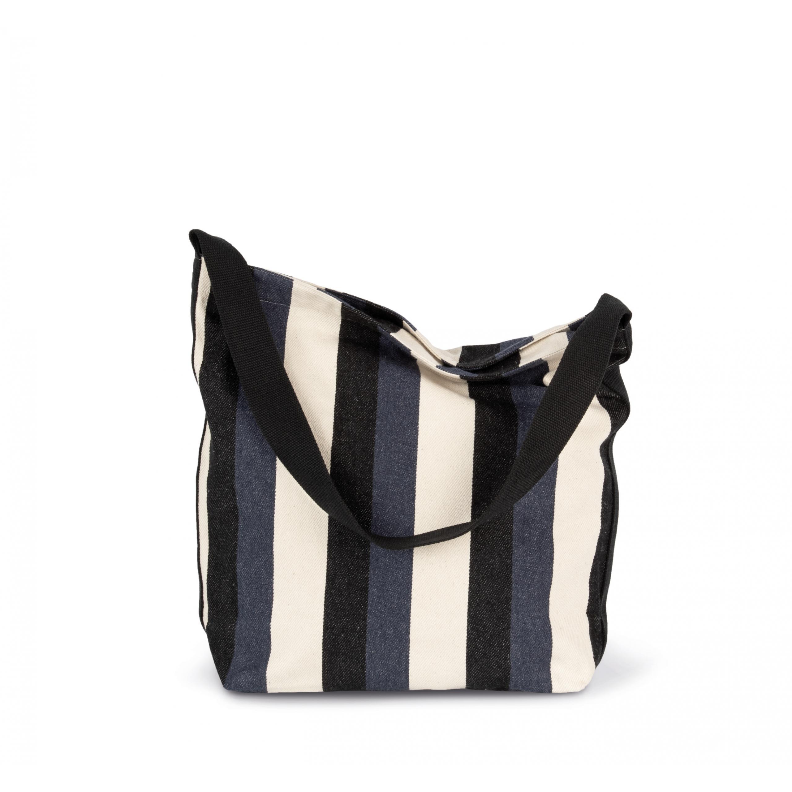 Kimood - Sac bandoulière recyclé -  Motif rayé - Striped Marine - One Size