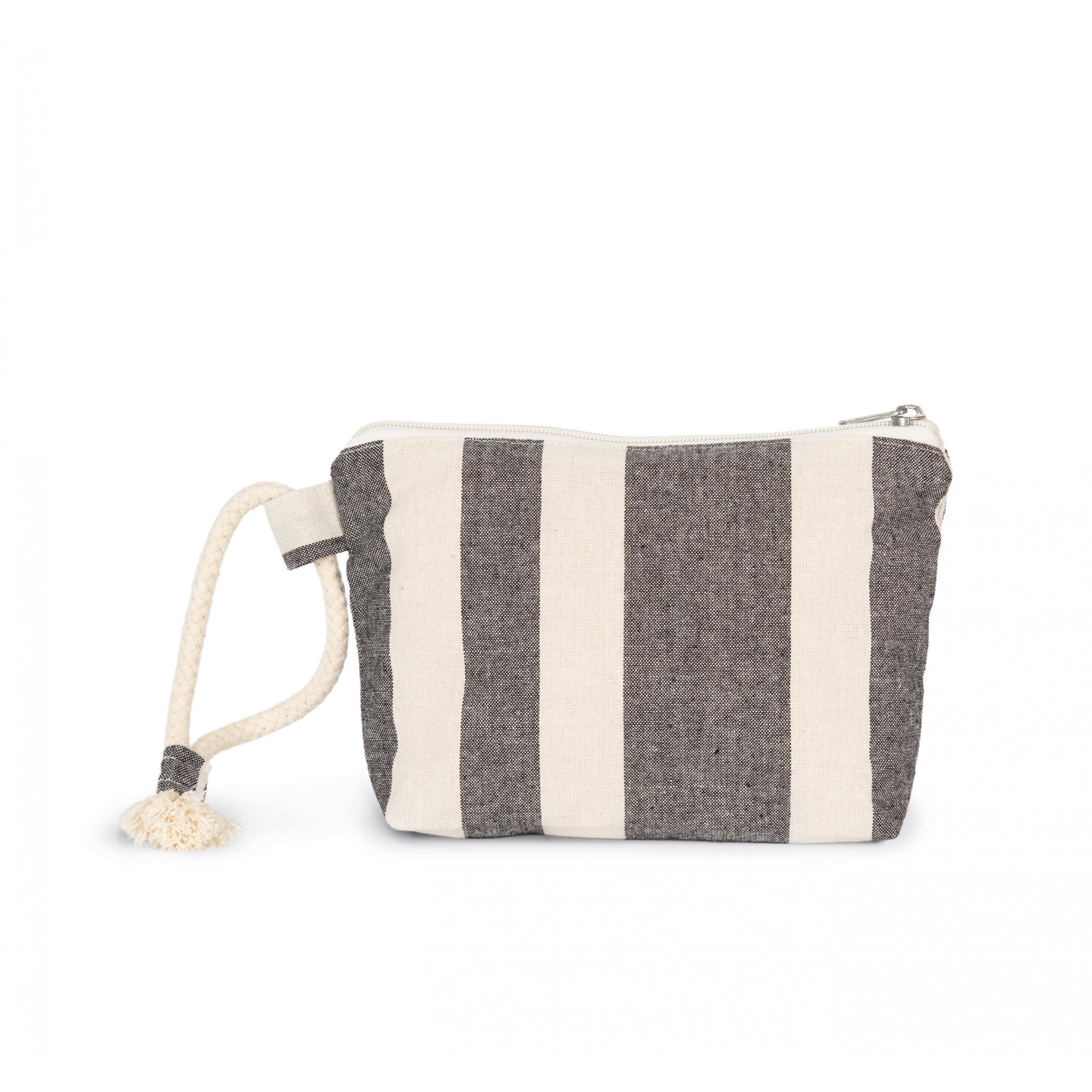 Kimood - Pochette recyclée - Motifs rayés - Striped Ecume - One Size