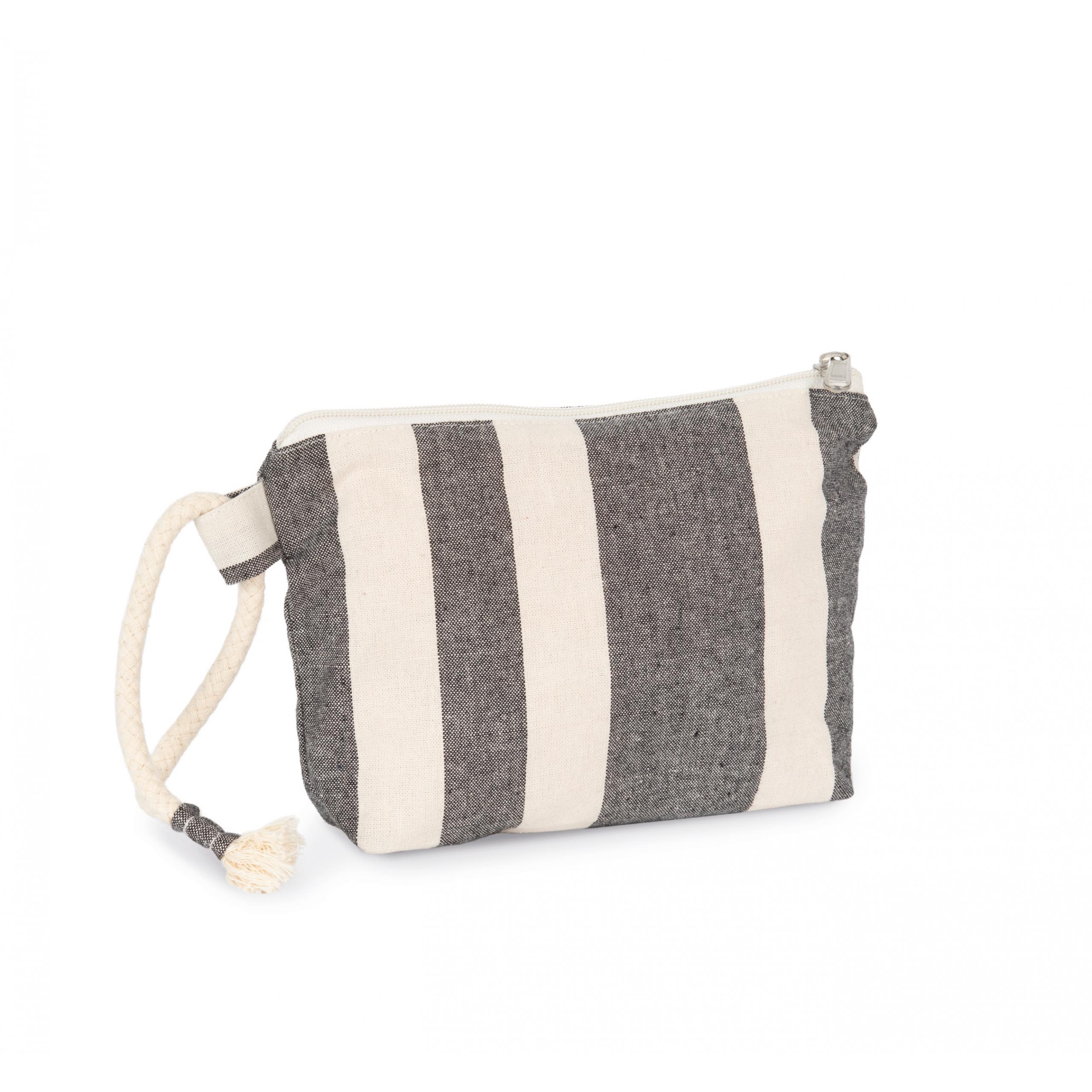 Kimood - Pochette recyclée - Motifs rayés - Striped Ecume - One Size