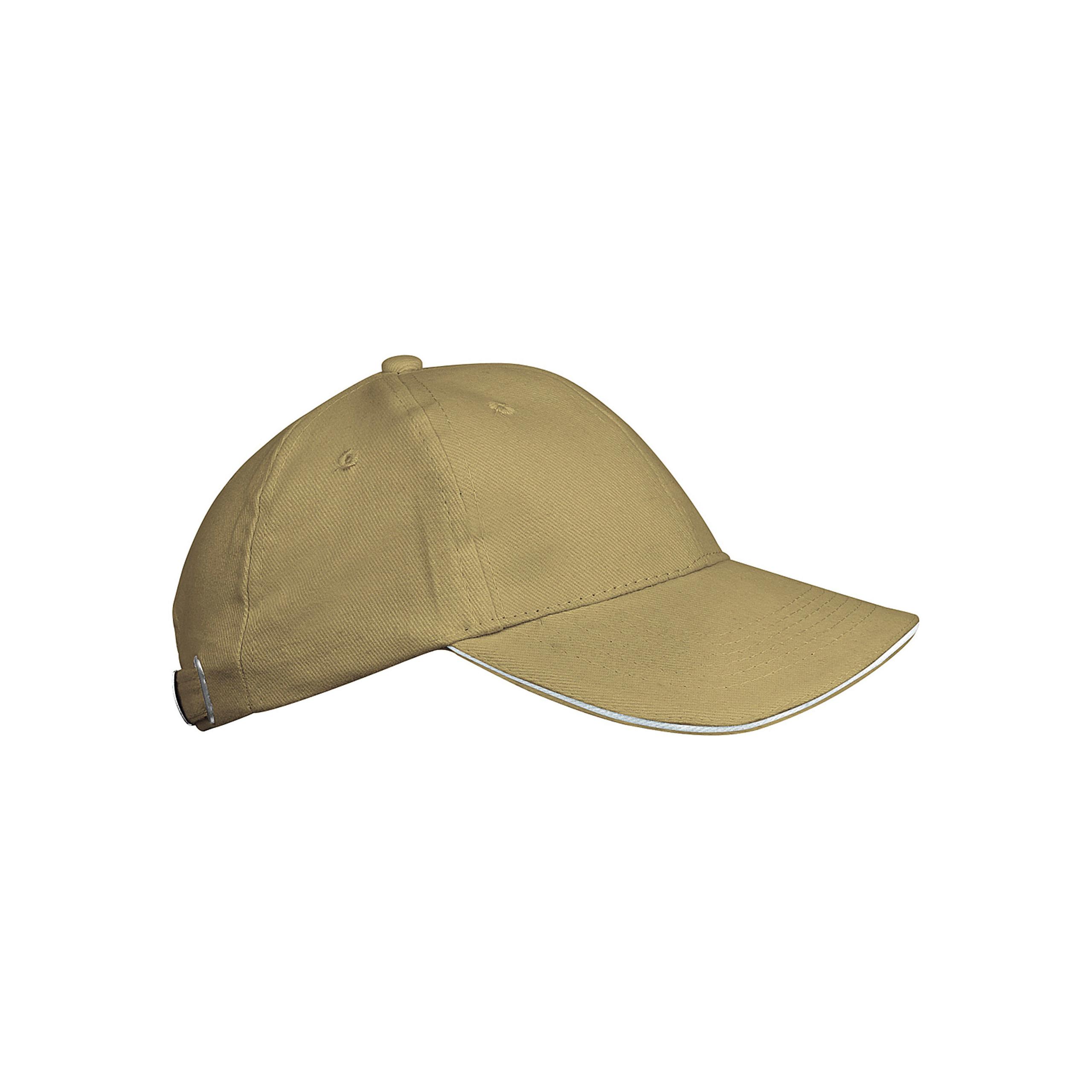 K-up - ORLANDO KIDS - CASQUETTE ENFANT 6 PANNEAUX - Beige / White - One Size