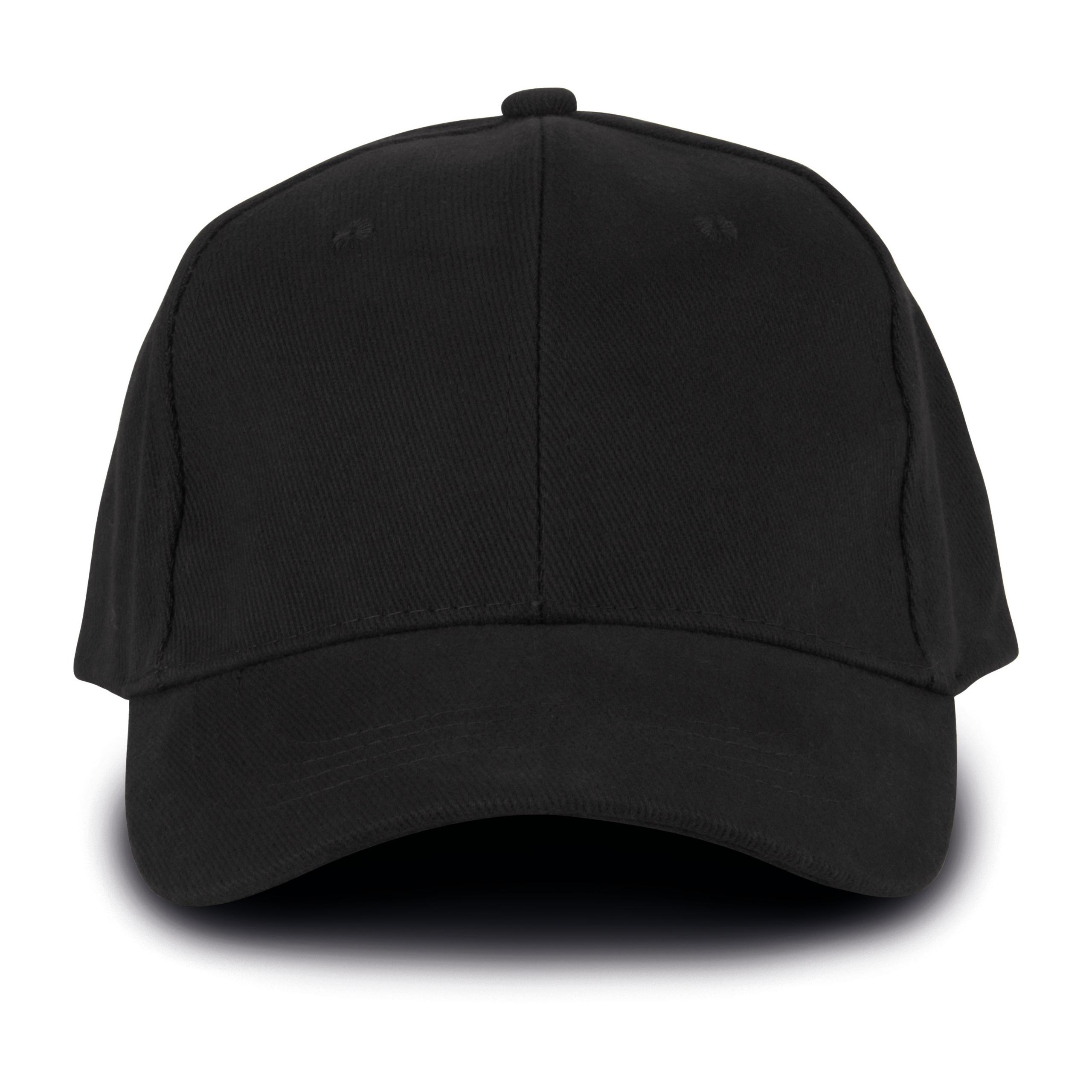 K-up - Casquette Oeko-Tex 6 panneaux - Black - One Size