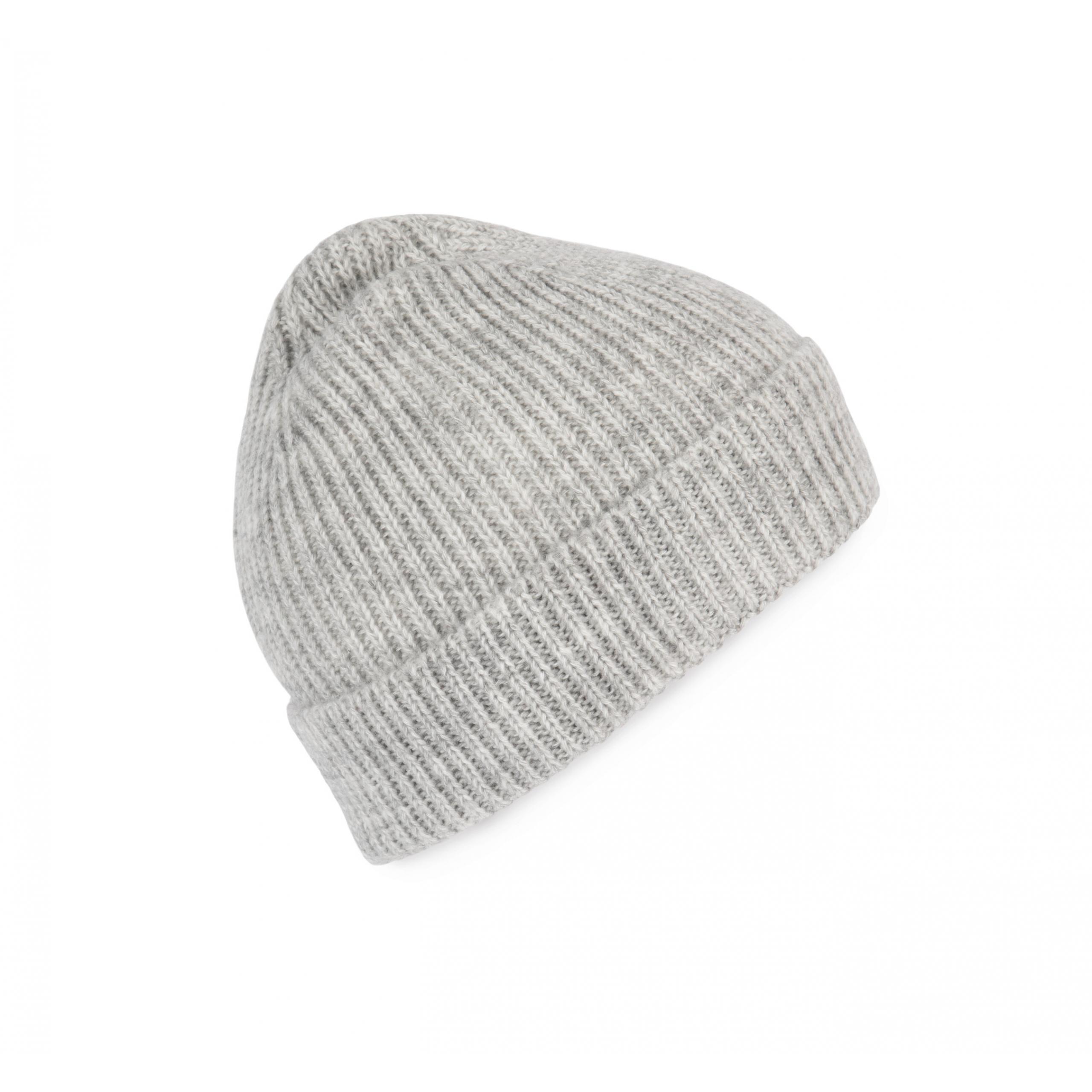 K-up - Bonnet classique tricoté en fil recyclé - Ash heather - One Size