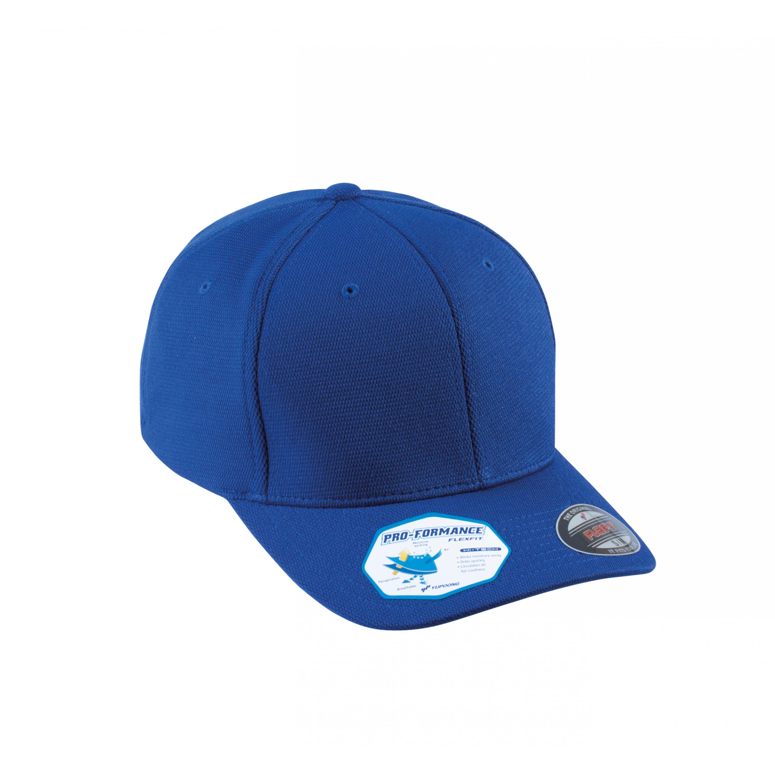 K-up - CASQUETTE SPORT FLEXFIT COOL & DRY - 6 PANNEAUX - Royal Blue - S/M