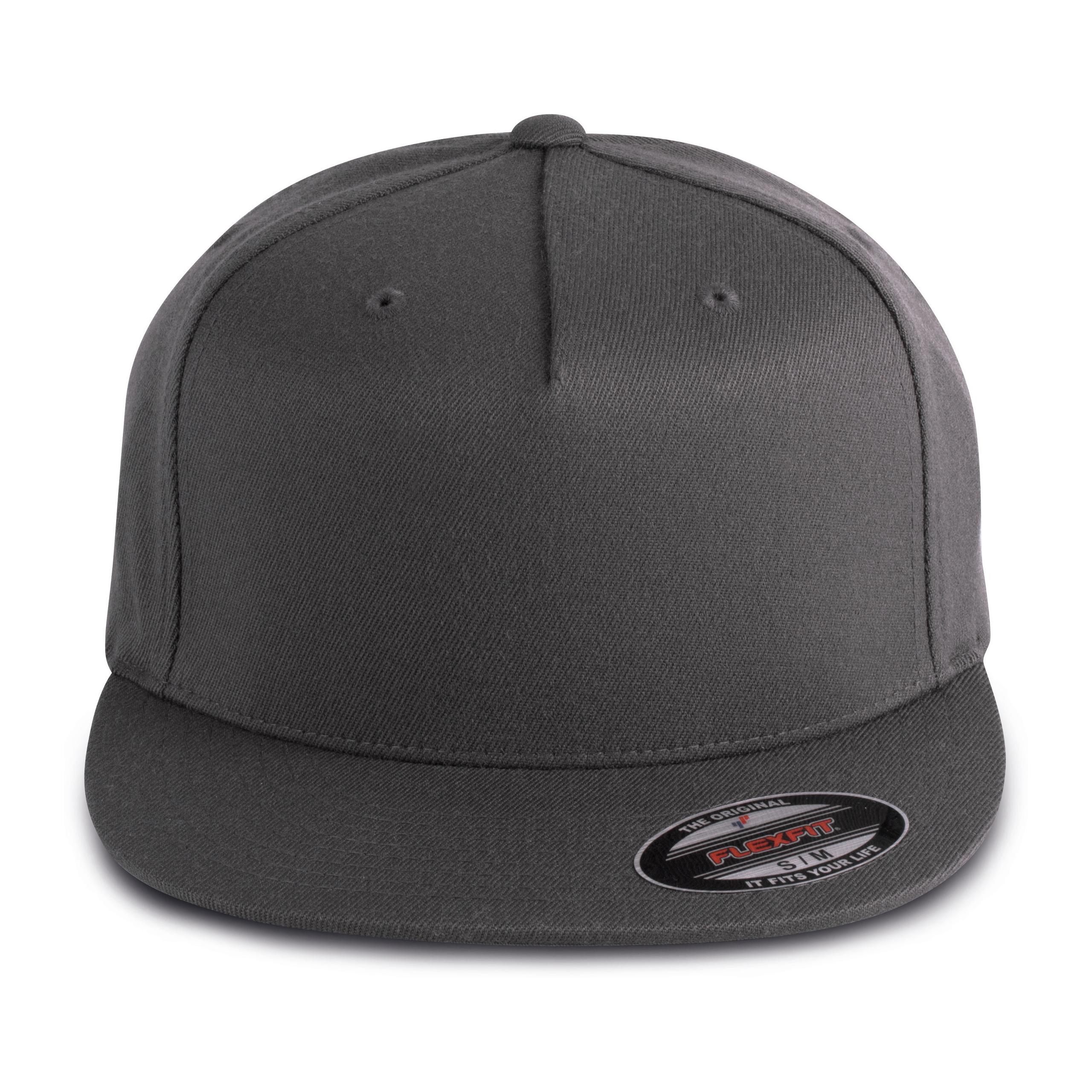 K-up - CASQUETTE FLEXFIT - 5 PANNEAUX - Black - S/M