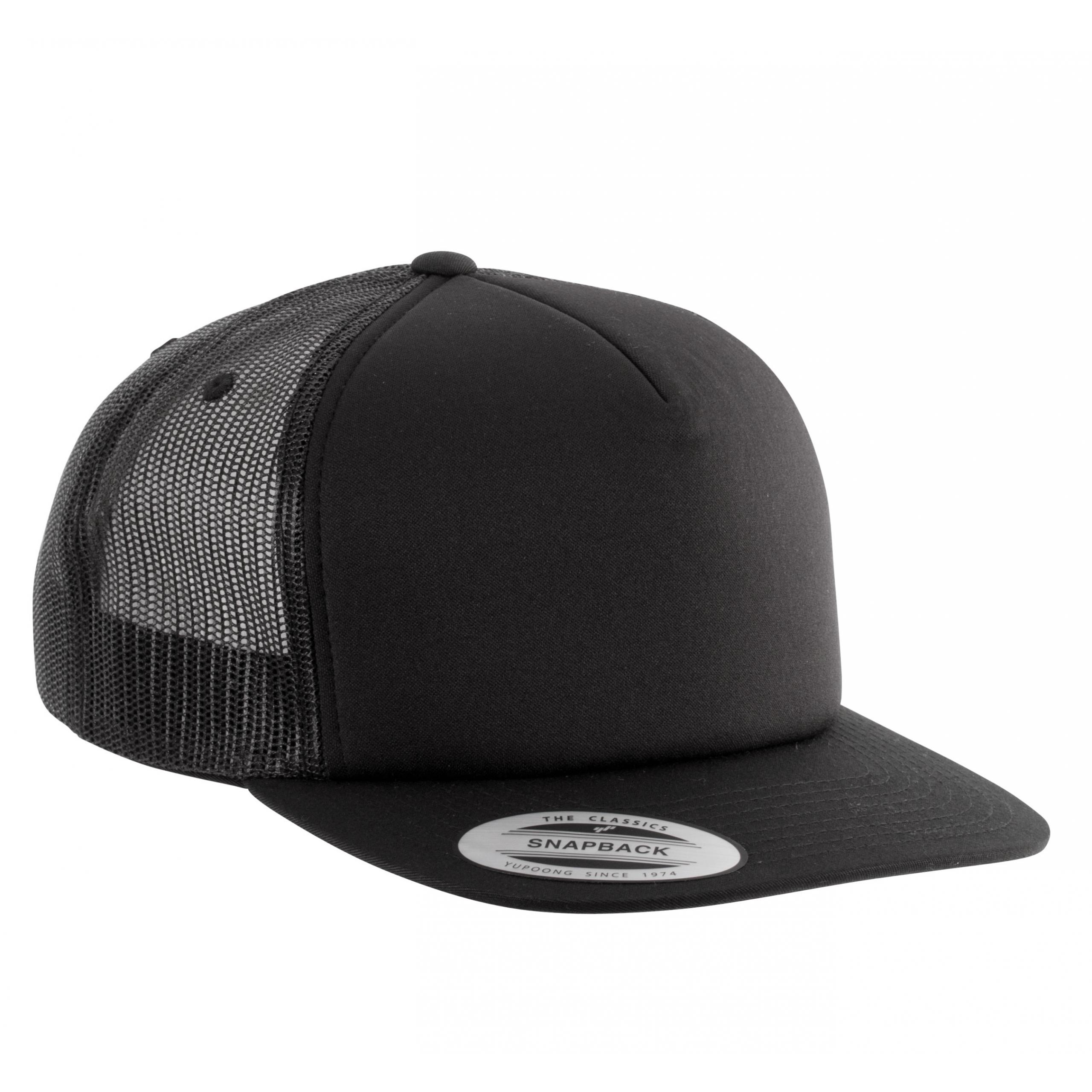 K-up - Casquette Trucker classique - 5 panneaux - Black - One Size