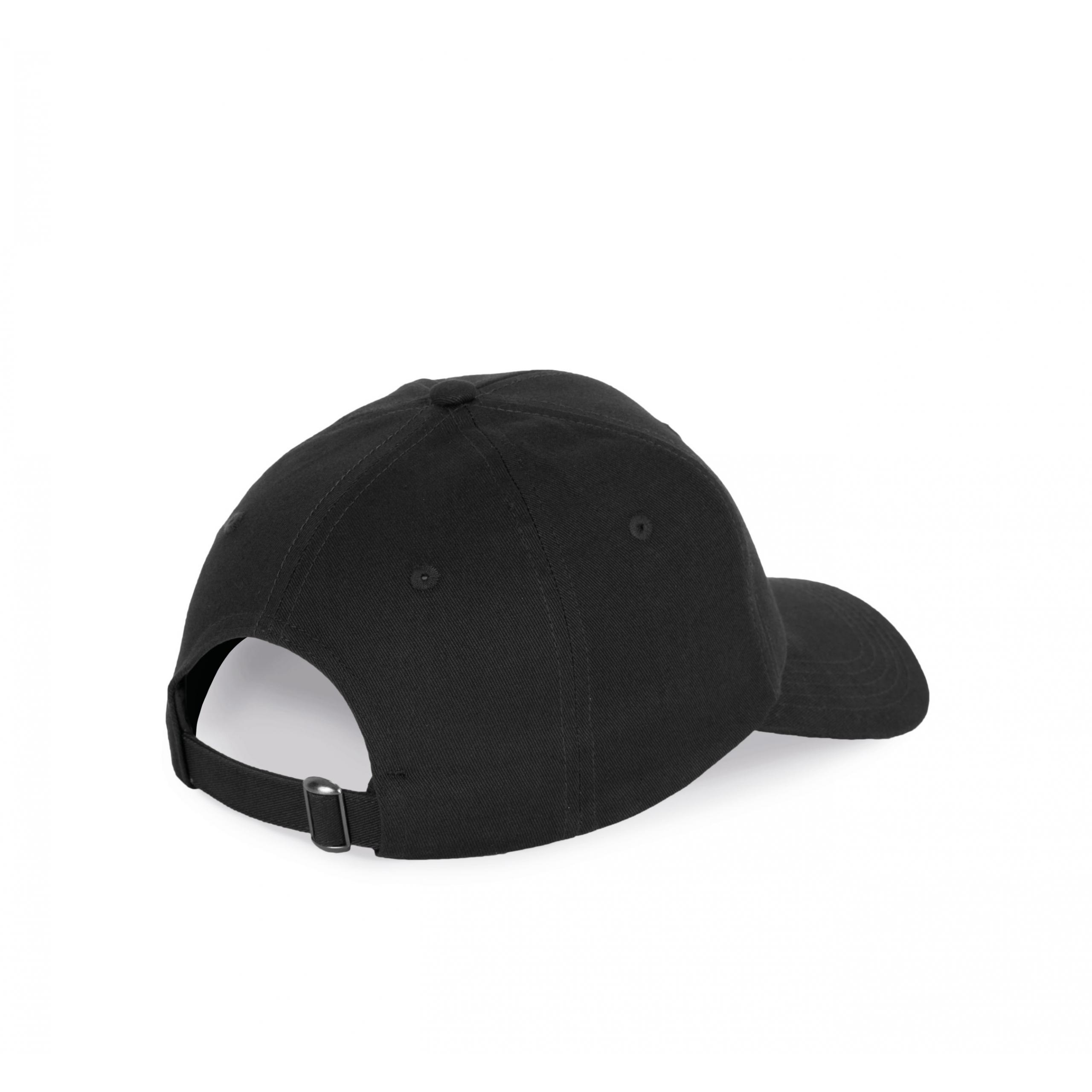 K-up - Casquette en coton recyclé - 6 panneaux - Black - One Size