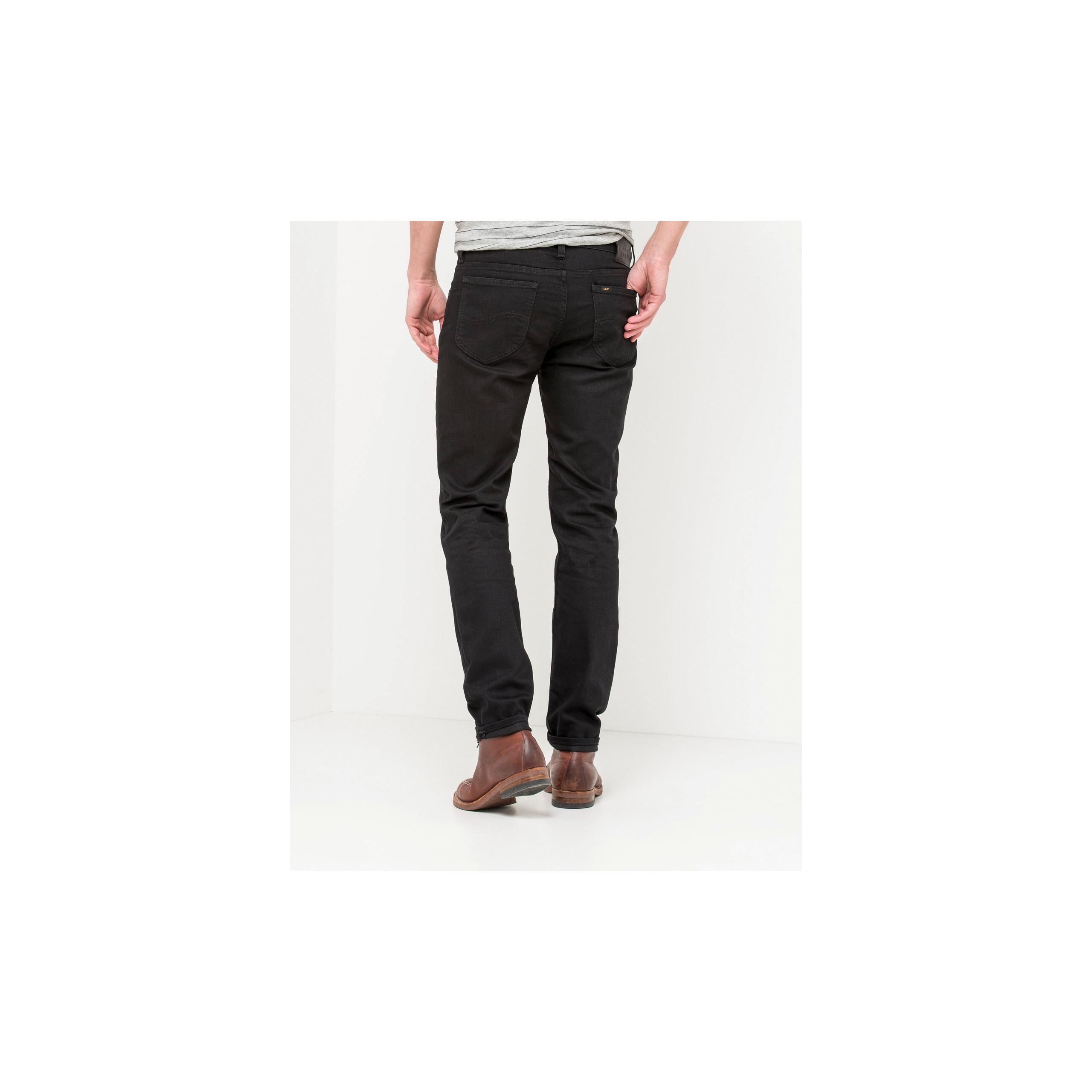 Lee - Jean homme Rider Slim - Black Rinse - W29/L32