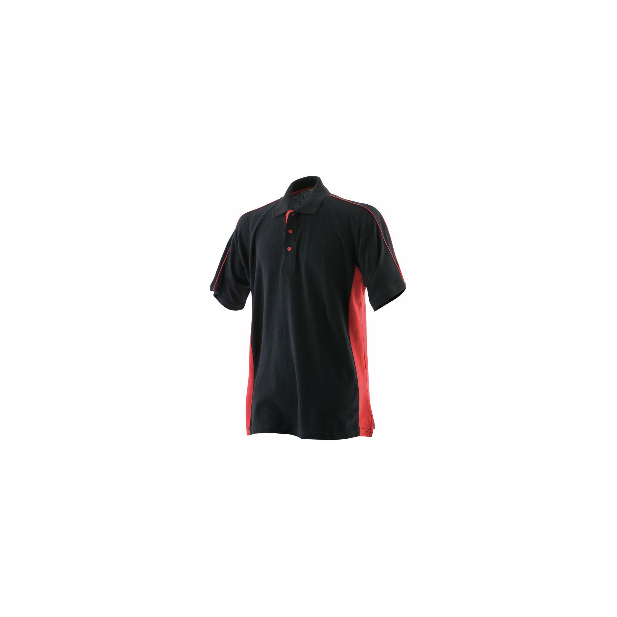 Finden & Hales - POLO SPORT - Black / Red - XXL