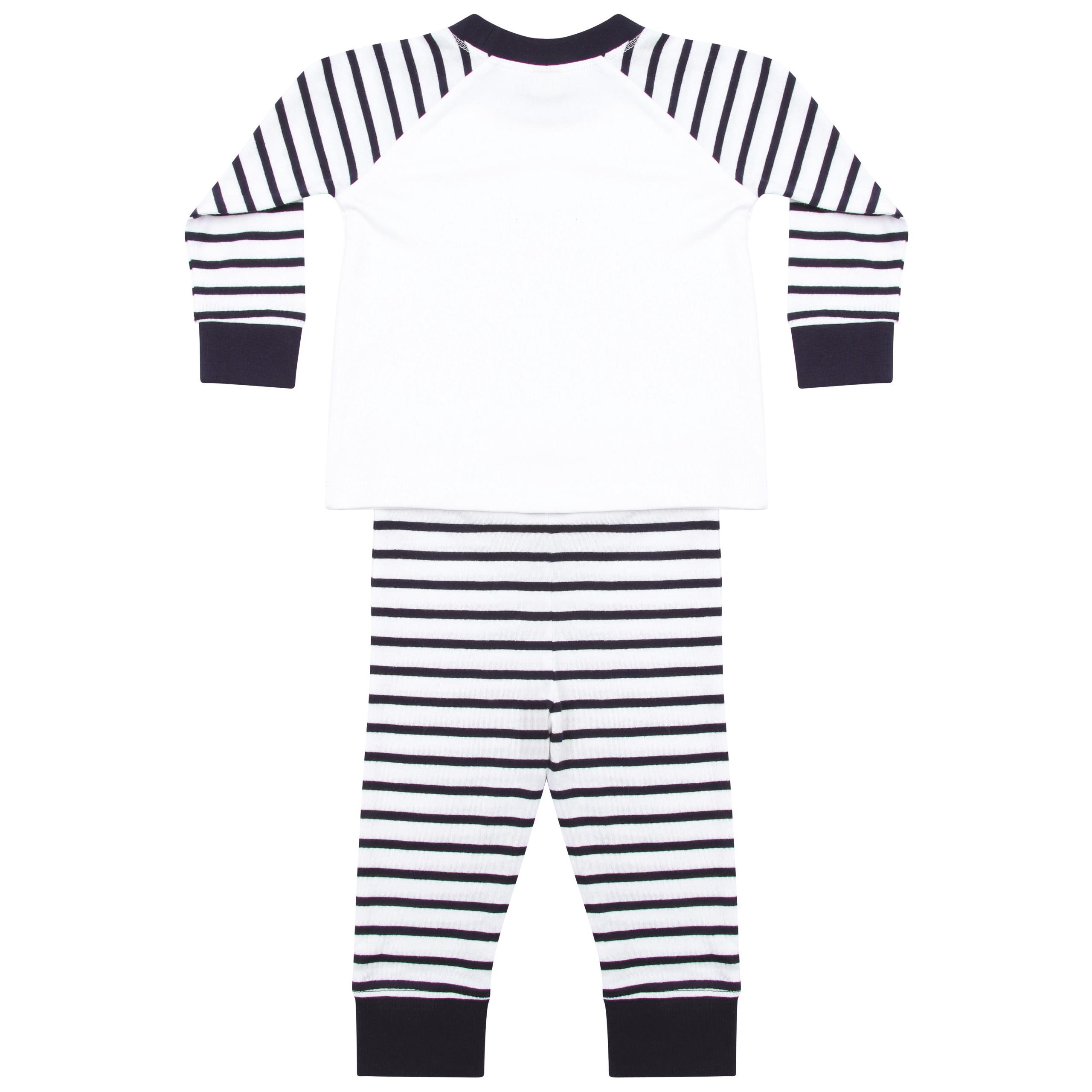 Larkwood - Pyjama à rayures - Navy / White - 0/6M