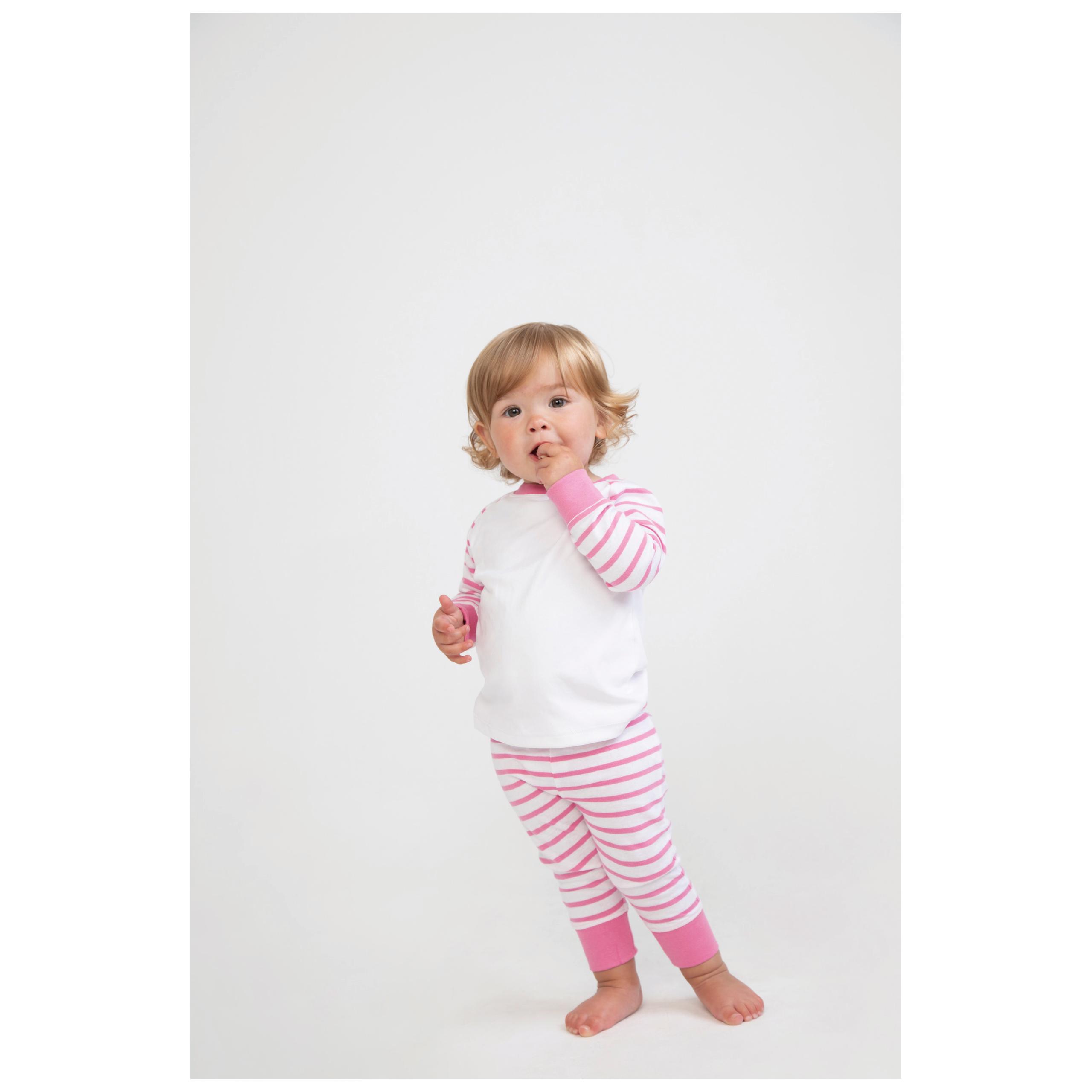 Larkwood - Pyjama à rayures - Navy / White - 0/6M