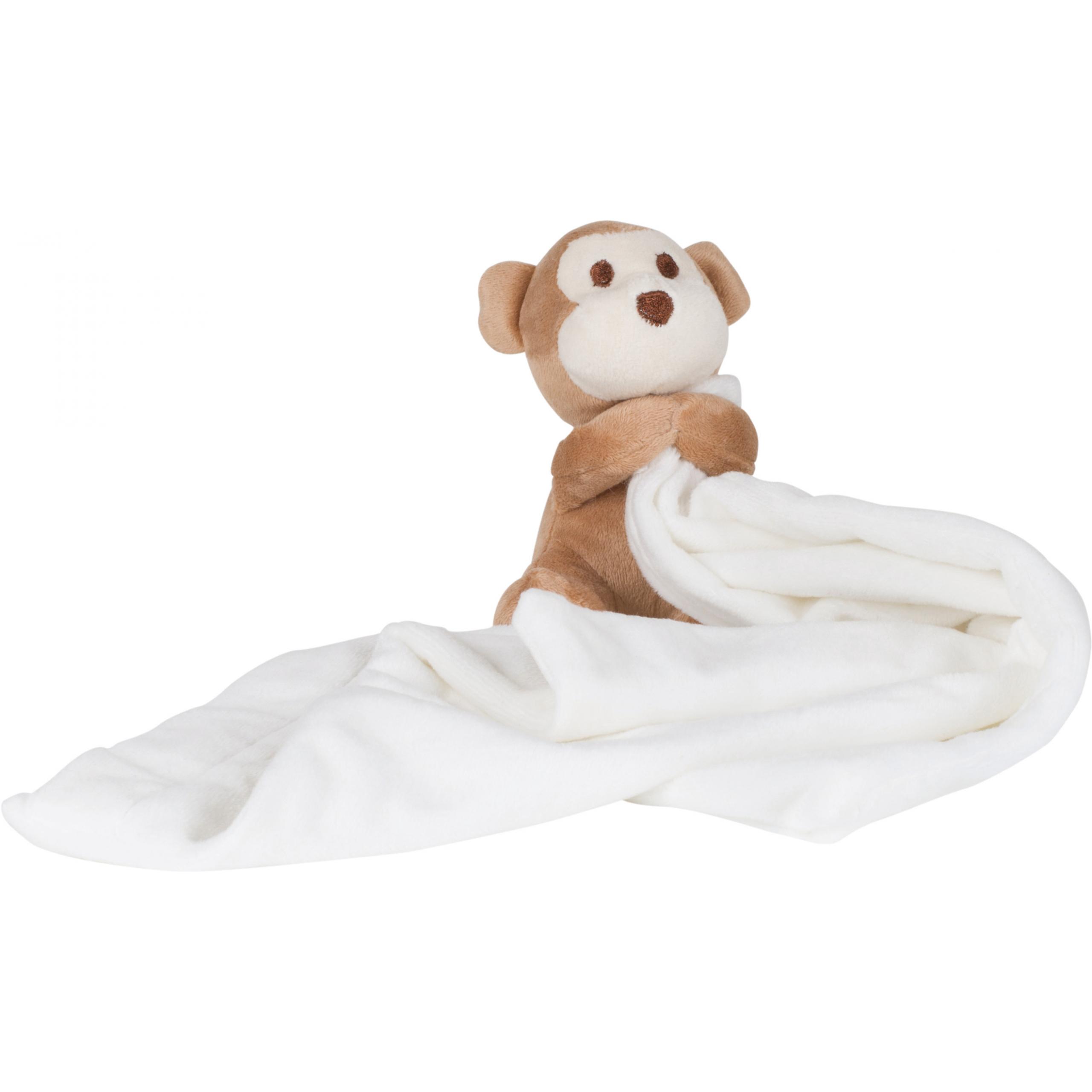 Mumbles - Doudou plat singe - Cream - One Size