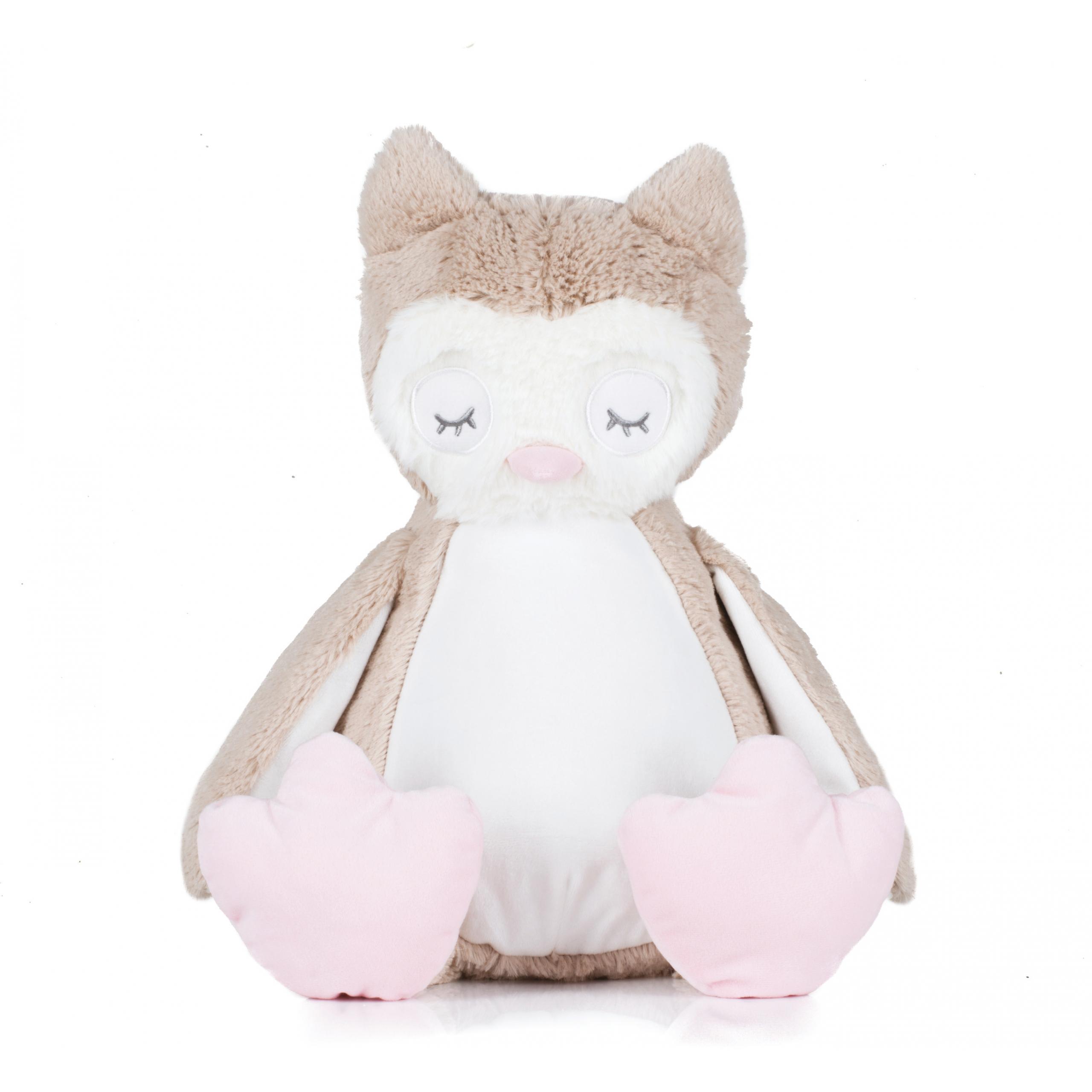 Mumbles - Peluche zippée Chouette - Light Brown - One Size