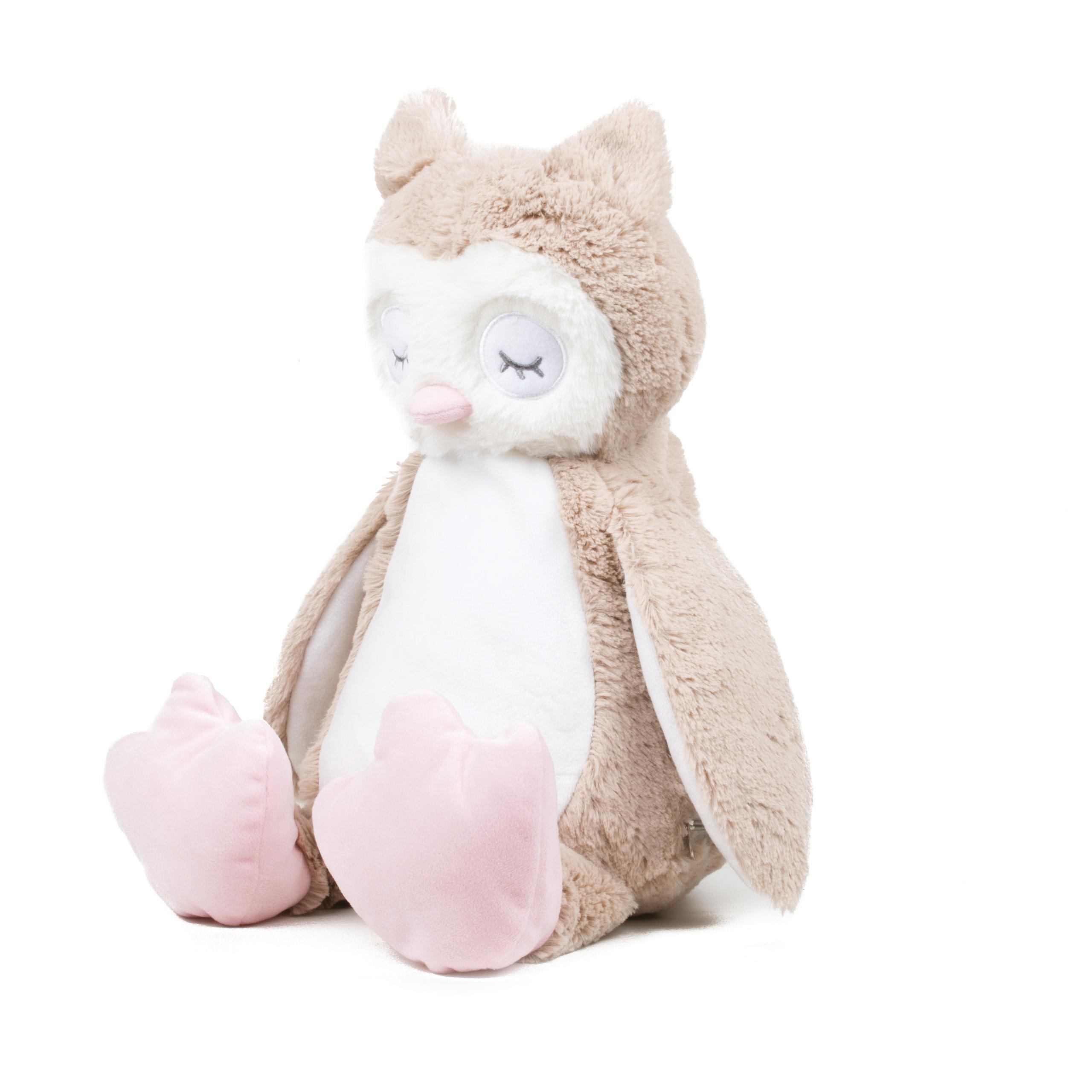 Mumbles - Peluche zippée Chouette - Light Brown - One Size