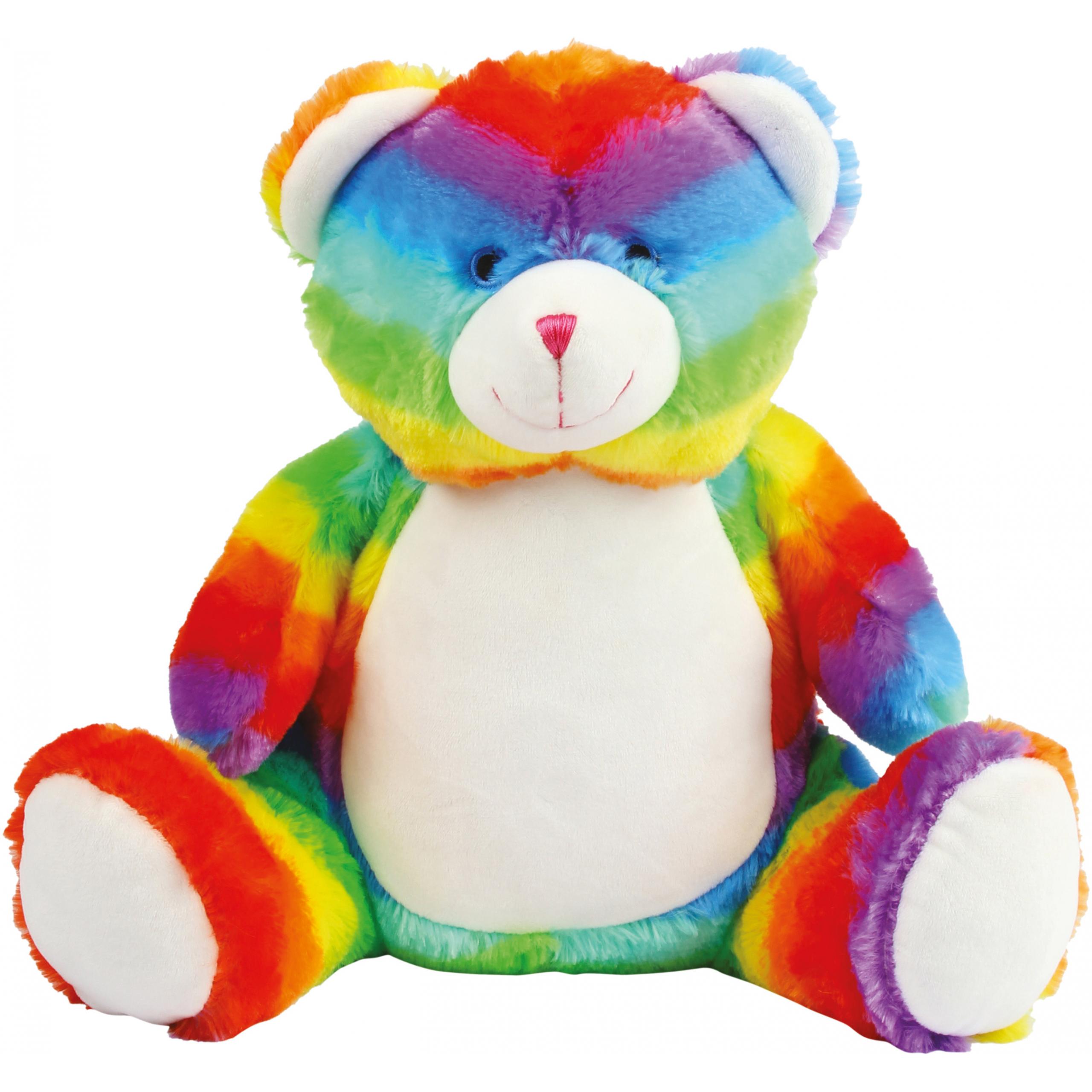 Mumbles - Peluche zippée Ours multicolore - Multi - One Size