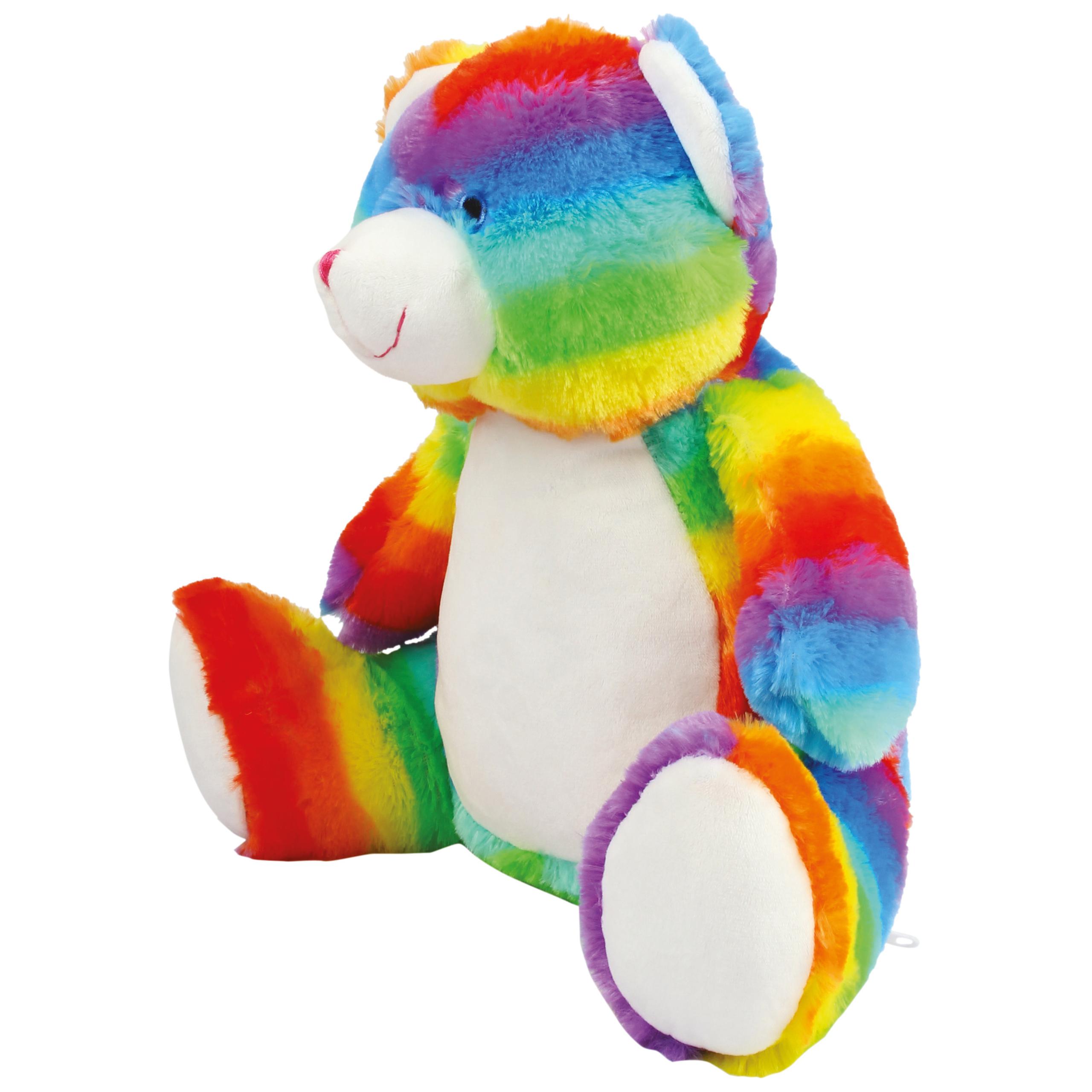 Mumbles - Peluche zippée Ours multicolore - Multi - One Size