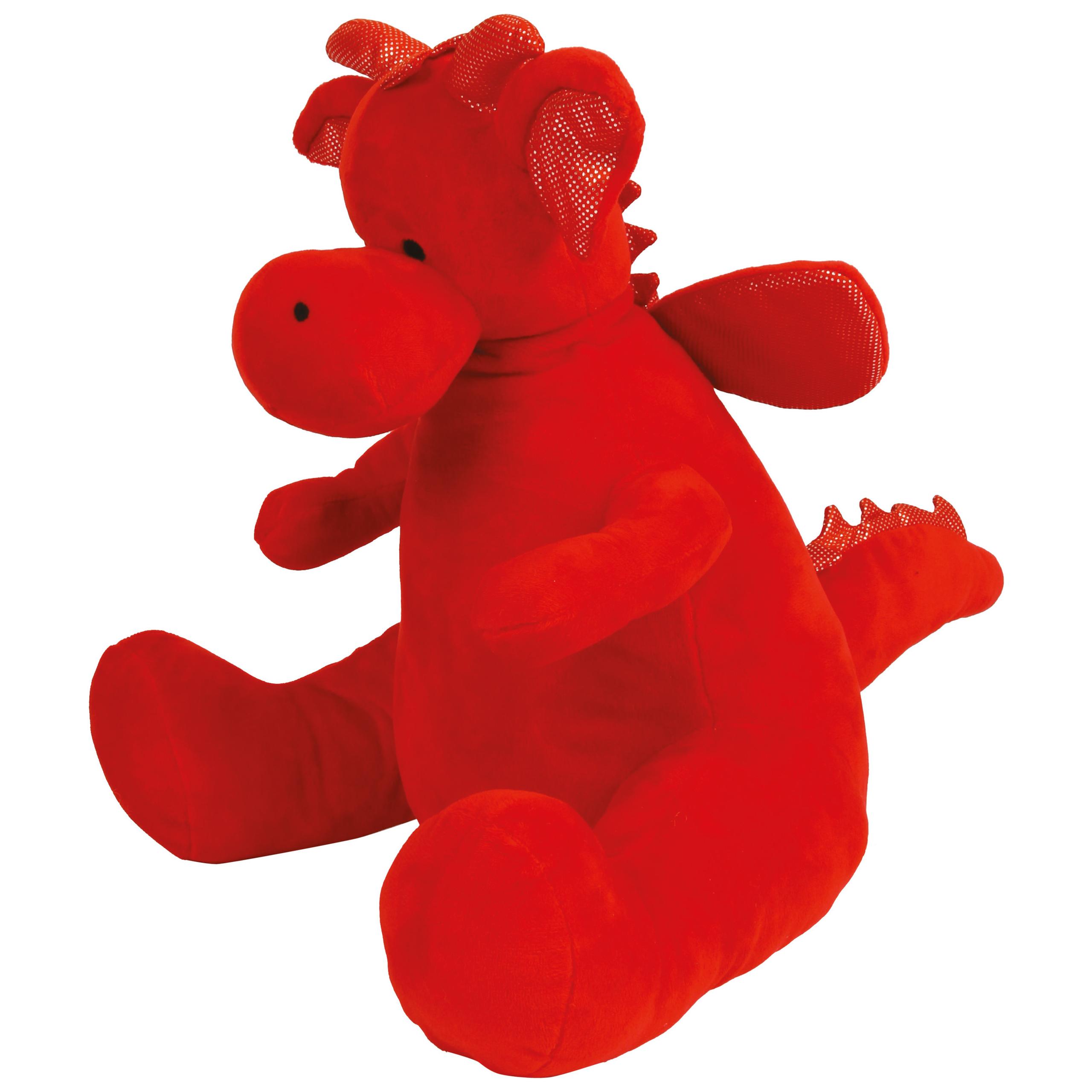 Mumbles - Peluche zippée Dragon - Red - One Size