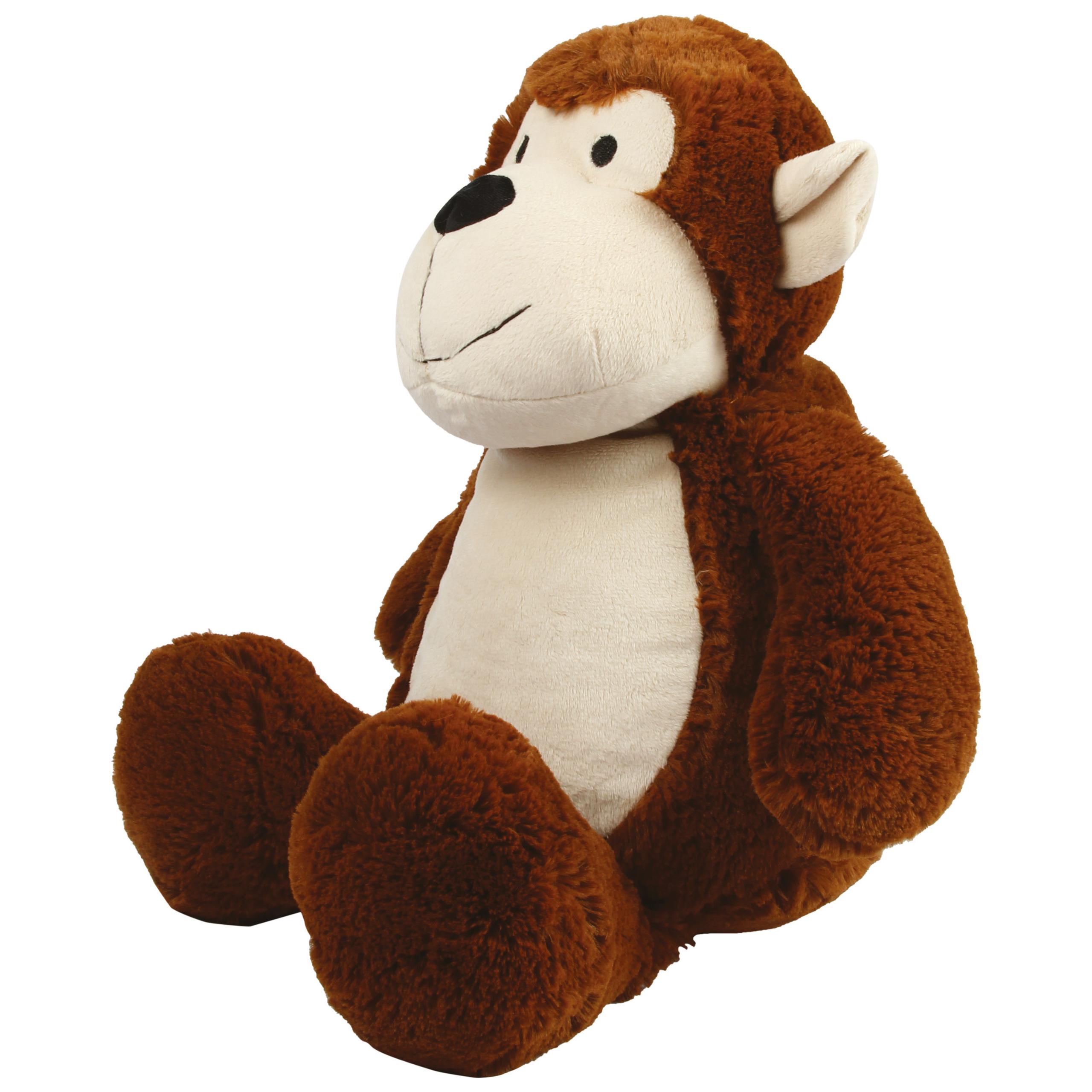 Mumbles - Peluche zippée Singe - Brown - One Size