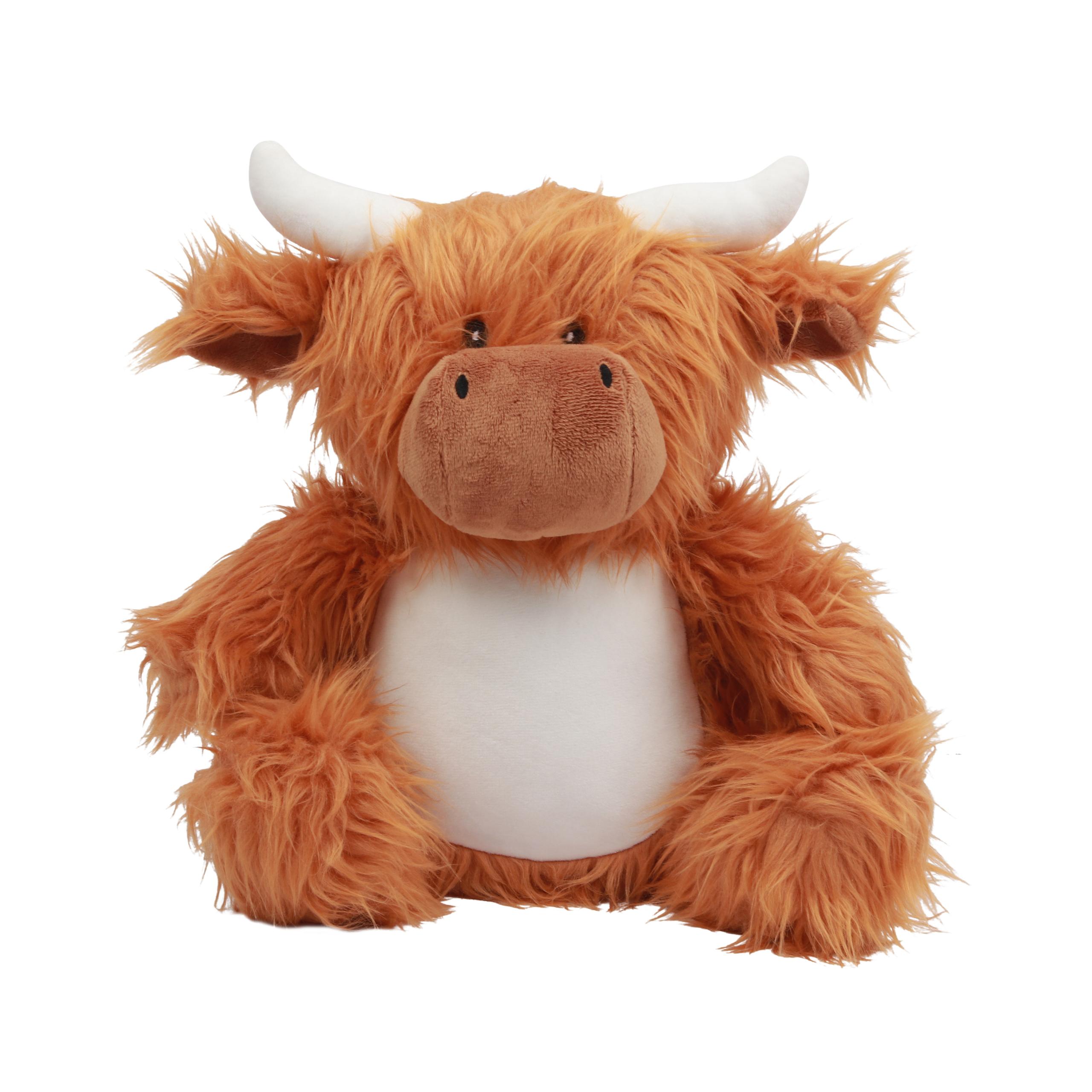 Mumbles - Peluche zippée vache - Brown - One Size