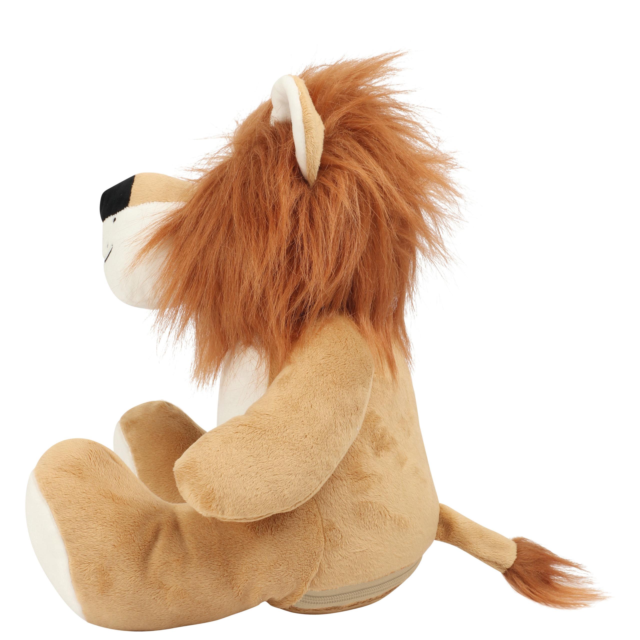 Mumbles - Peluche zippée Lion - Brown - One Size