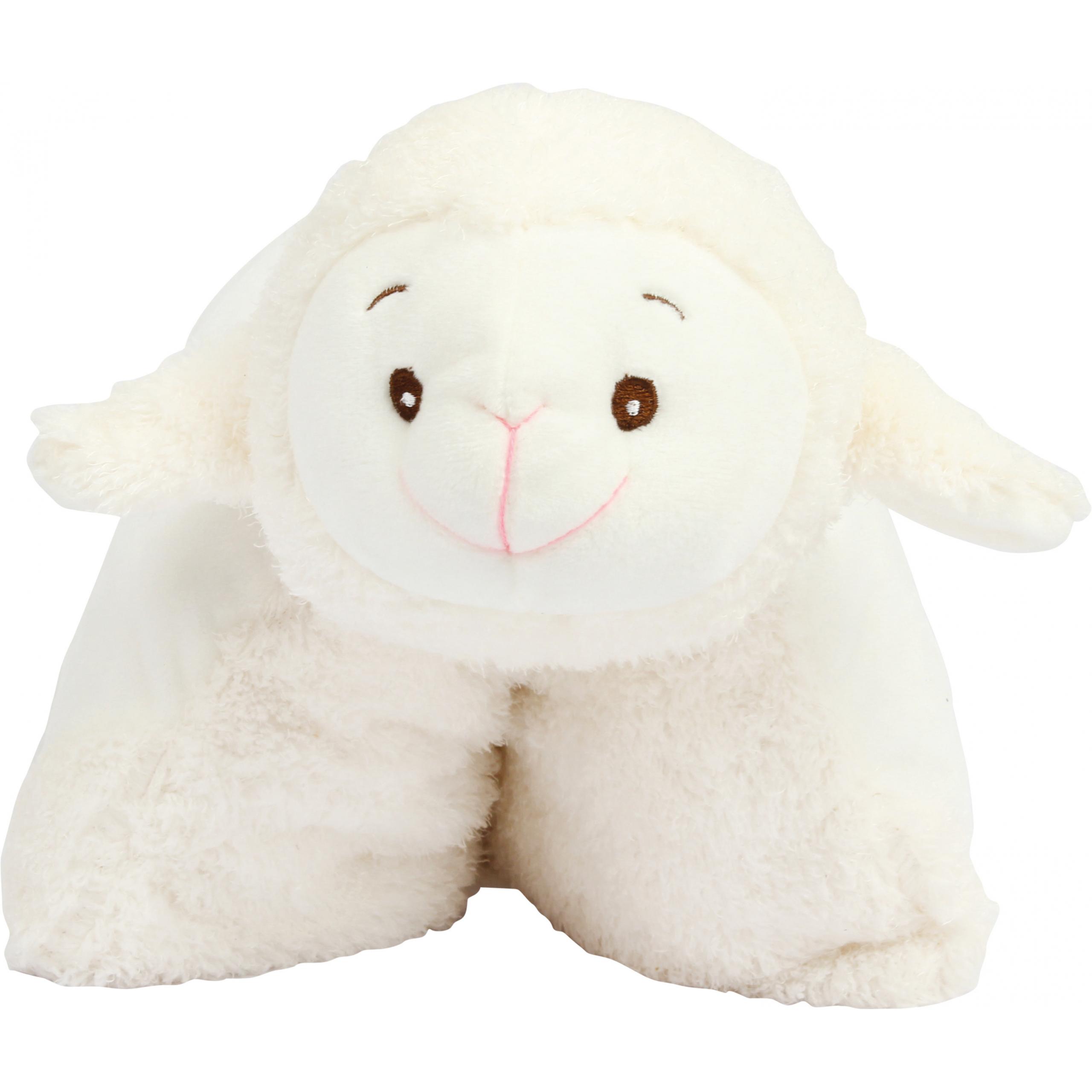 Mumbles - Coussin-peluche zippé Agneau - Cream - One Size