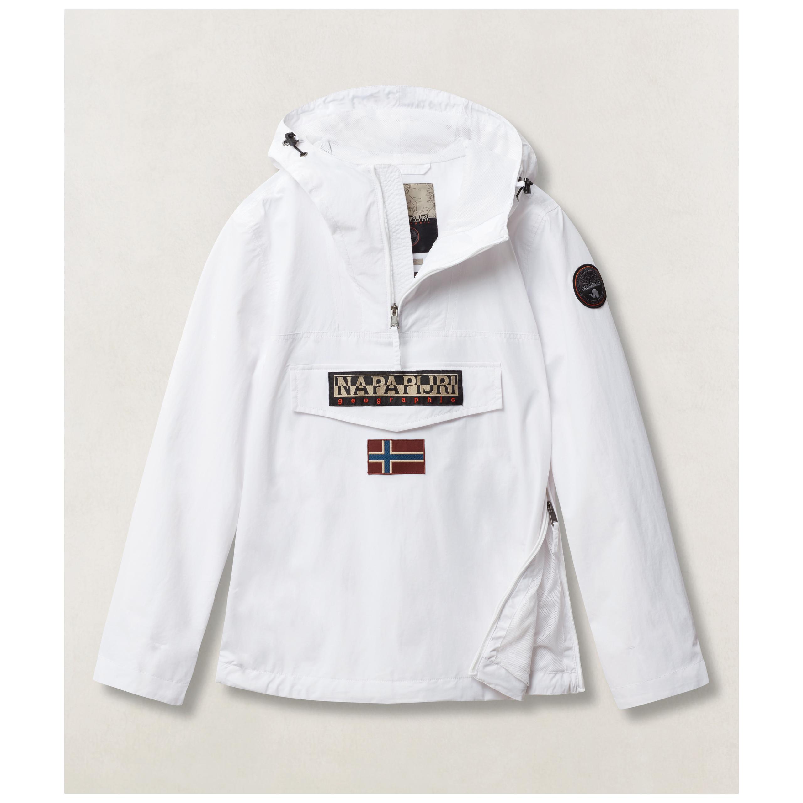 NAPAPIJRI - Anorak à capuche RAINFOREST - Bright white - S