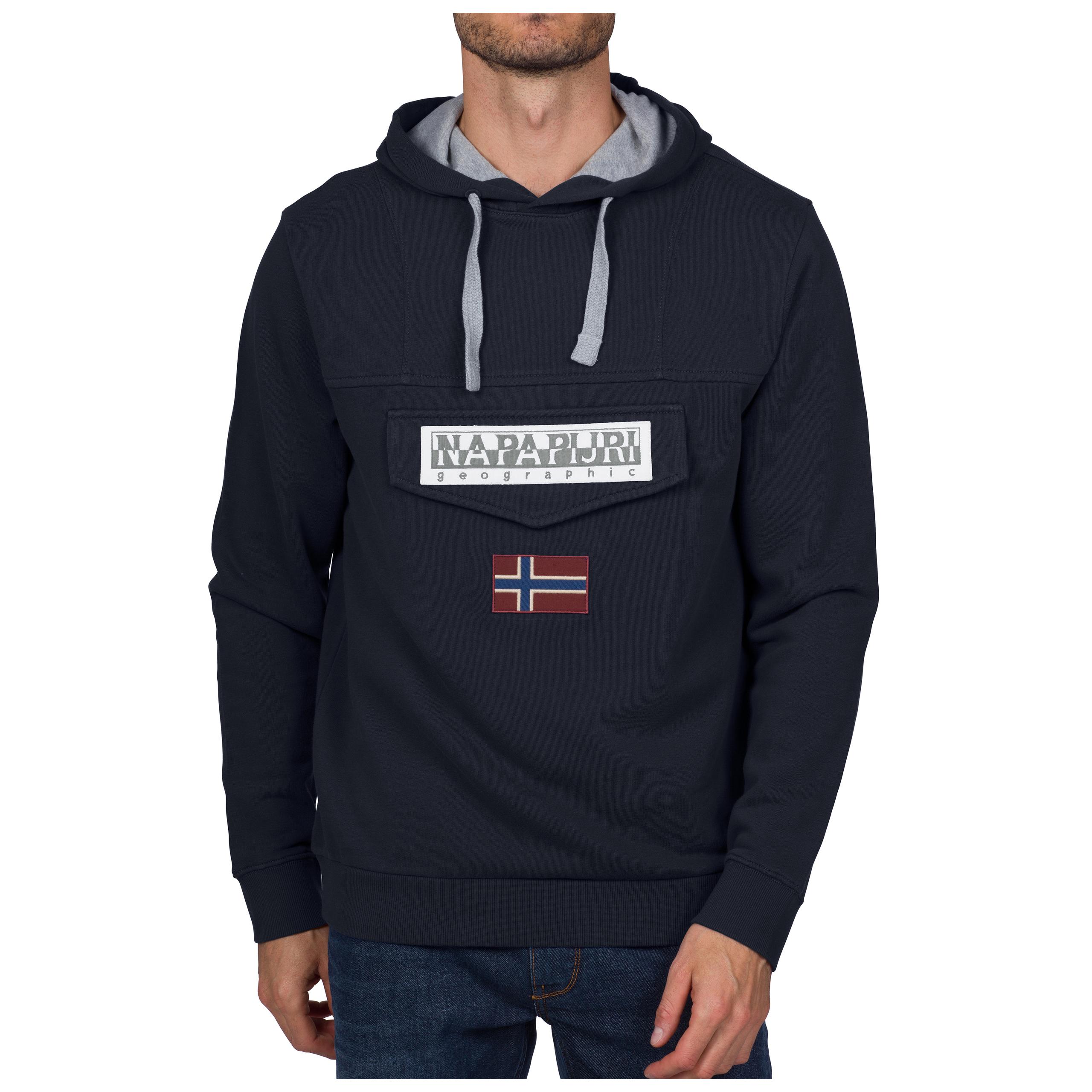 NAPAPIJRI - Sweat à capuche Burgee SUM 3 - Blu marine - XS