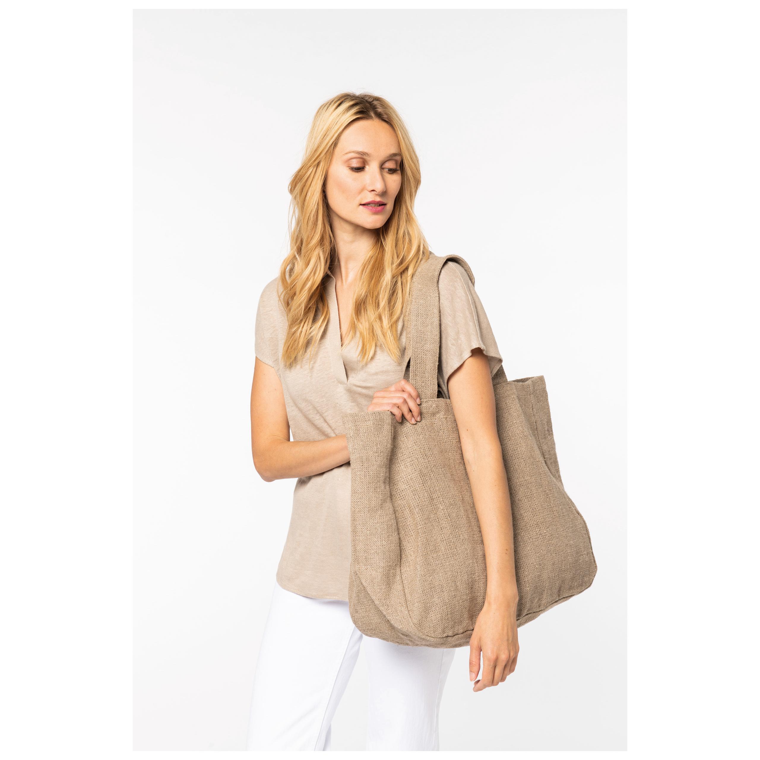 Native Spirit - Sac shopping en jute - Natural - One Size