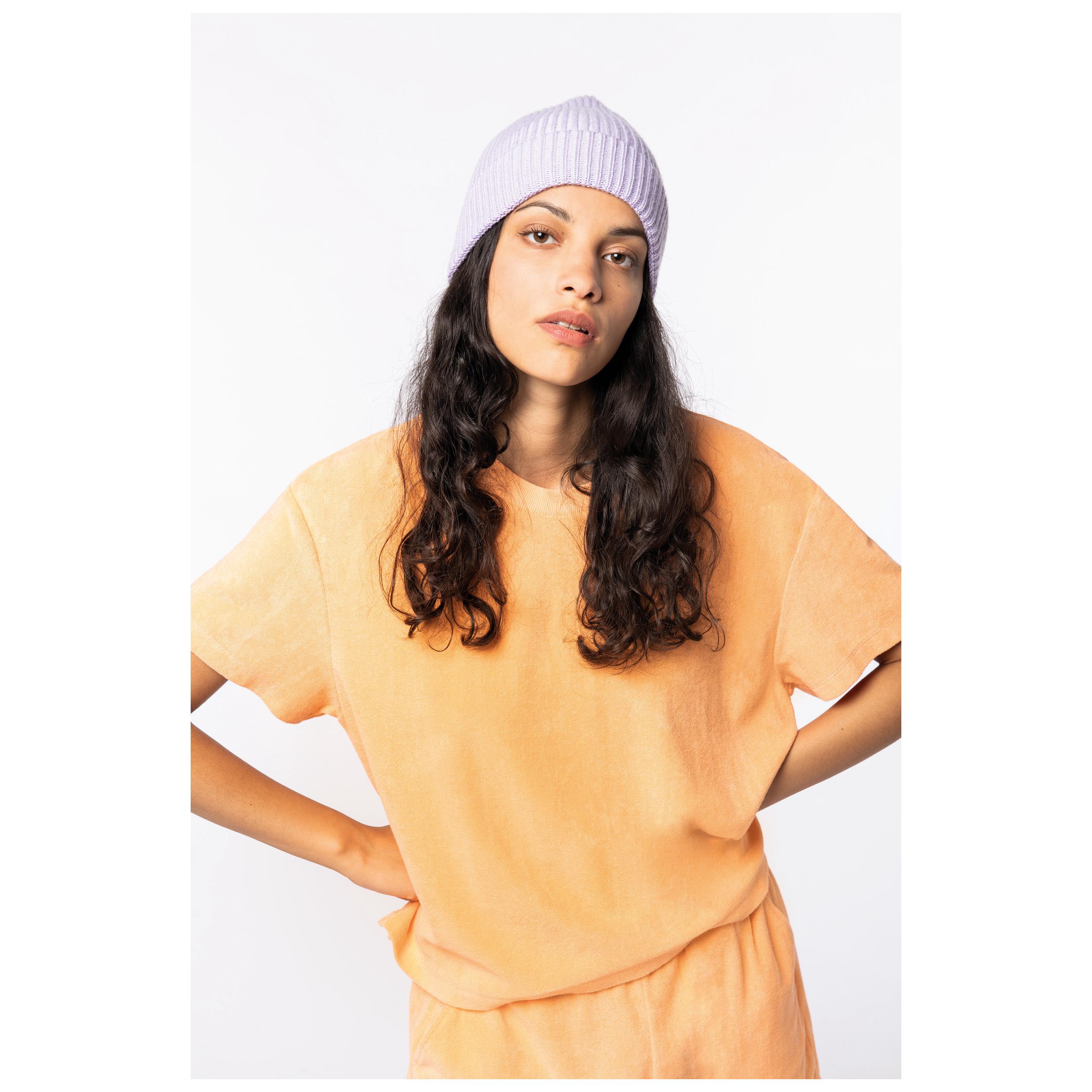 Native Spirit - T-shirt Towel Terry femme - Apricot - XS