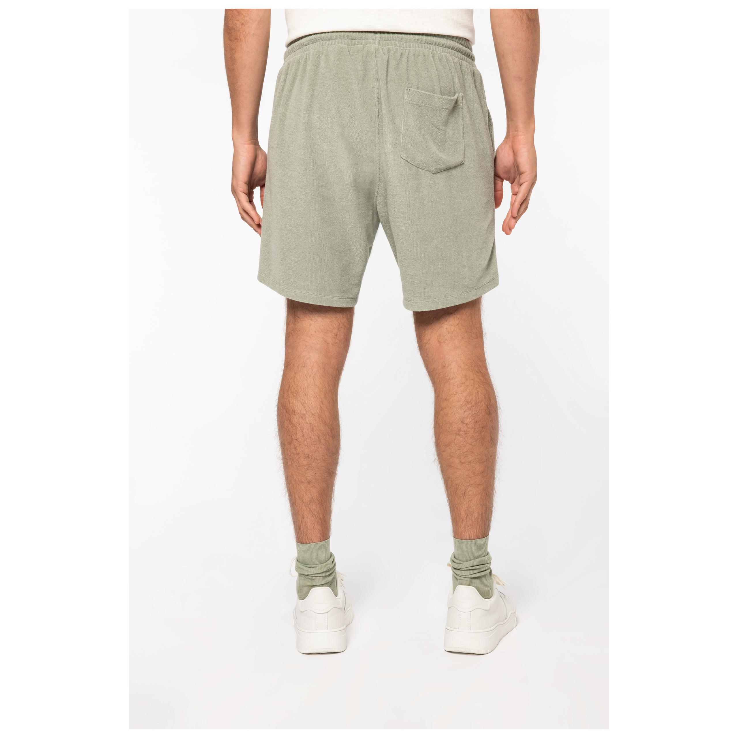 Native Spirit - Short Towel Terry homme - 210g - Almond Green - S