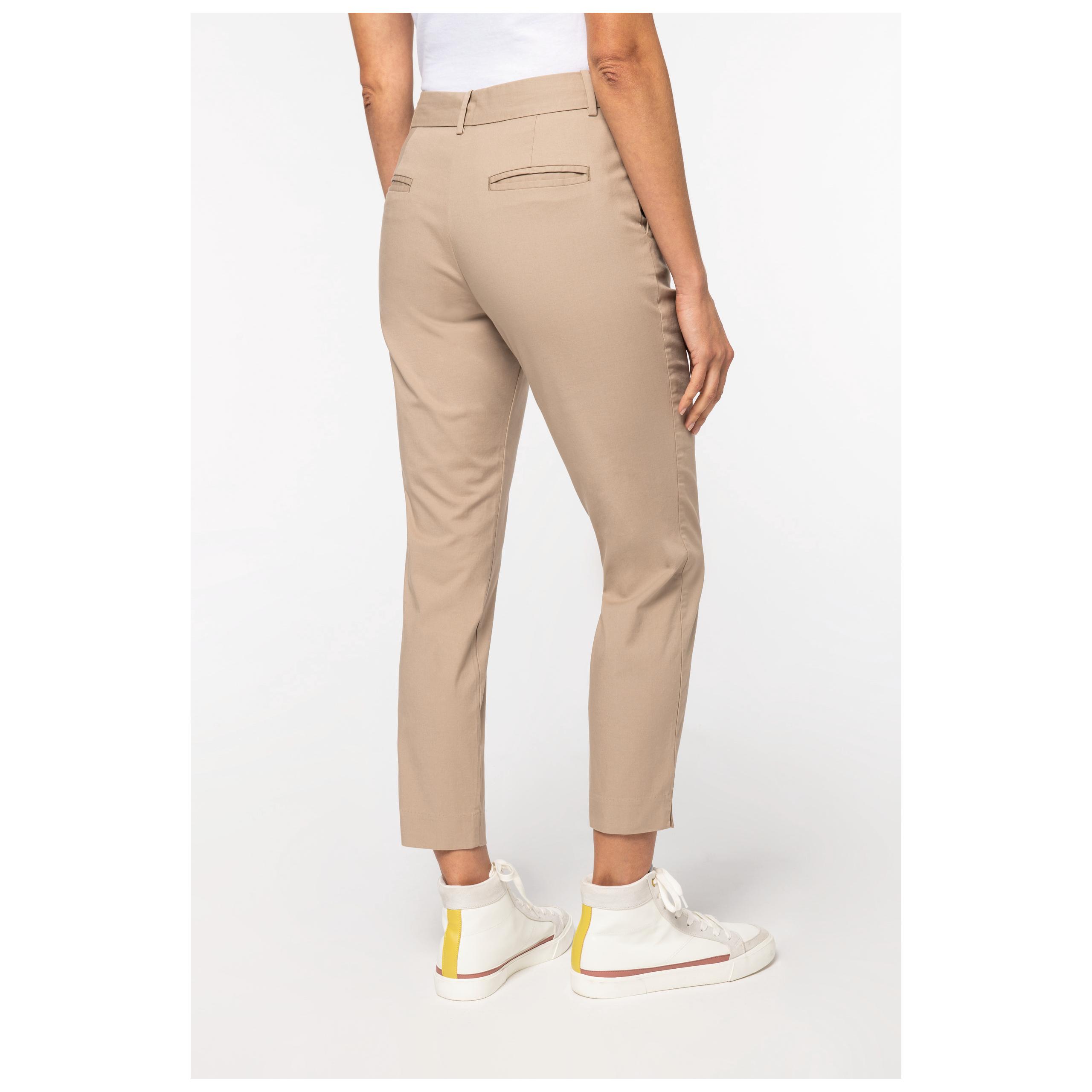 Native Spirit - Pantalon chino 7/8 femme - 235g - Almond Green - 34 FR