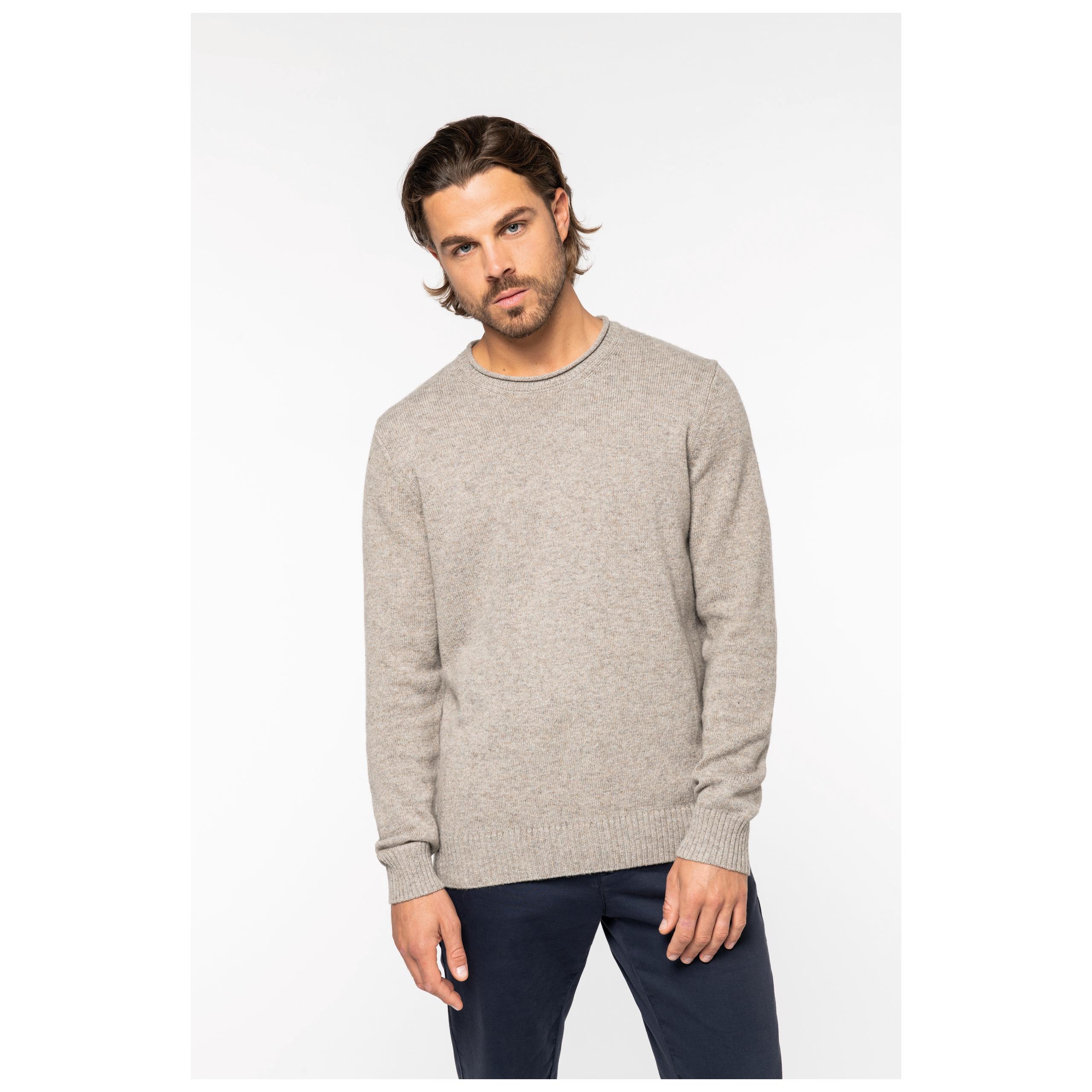 Native Spirit - Pull en laine mérinos  homme - Deep Indigo Heather - S