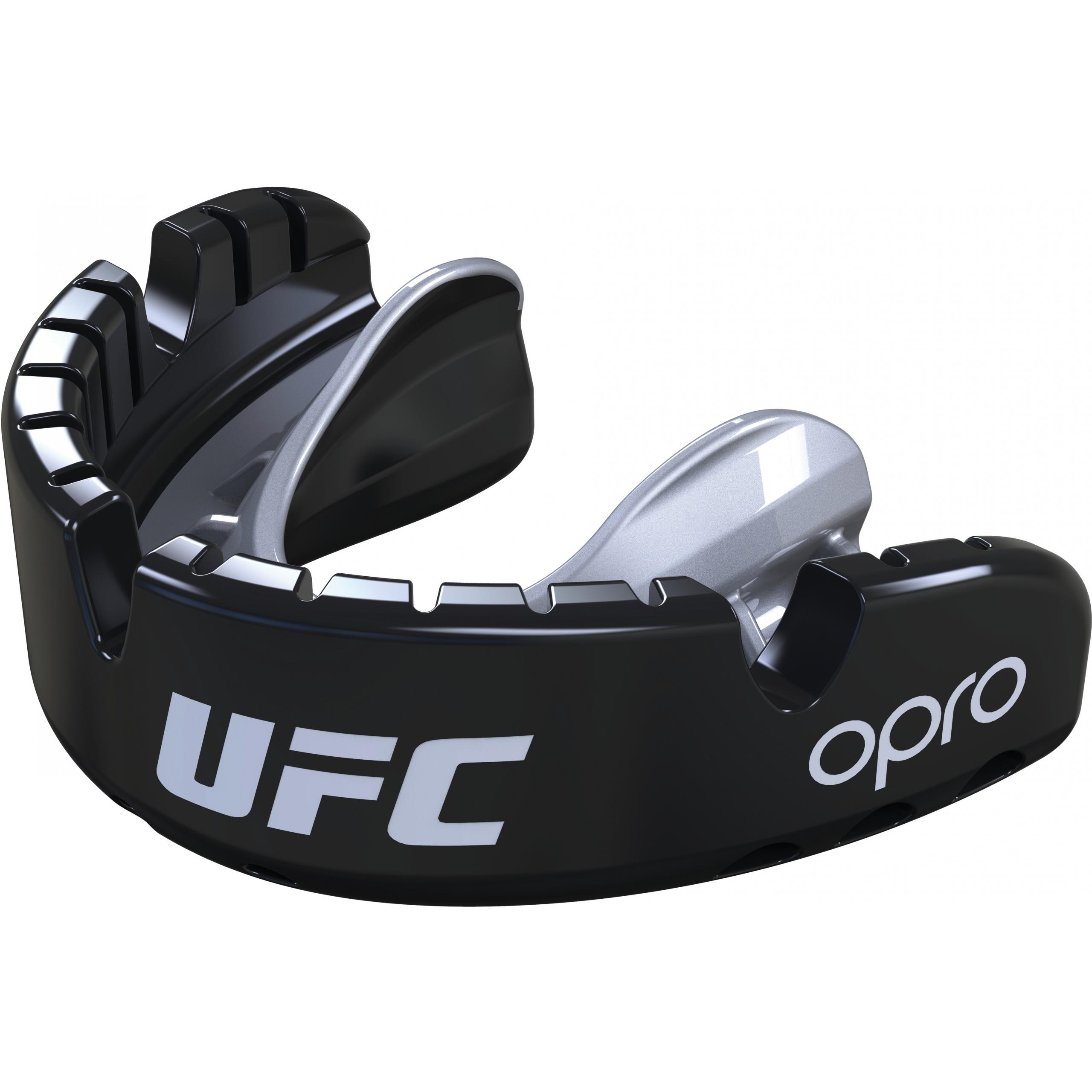 Opro - PROTÈGE-DENTS UFC GOLD ORTHO GEN4 - Black Metal / Silver - One Size