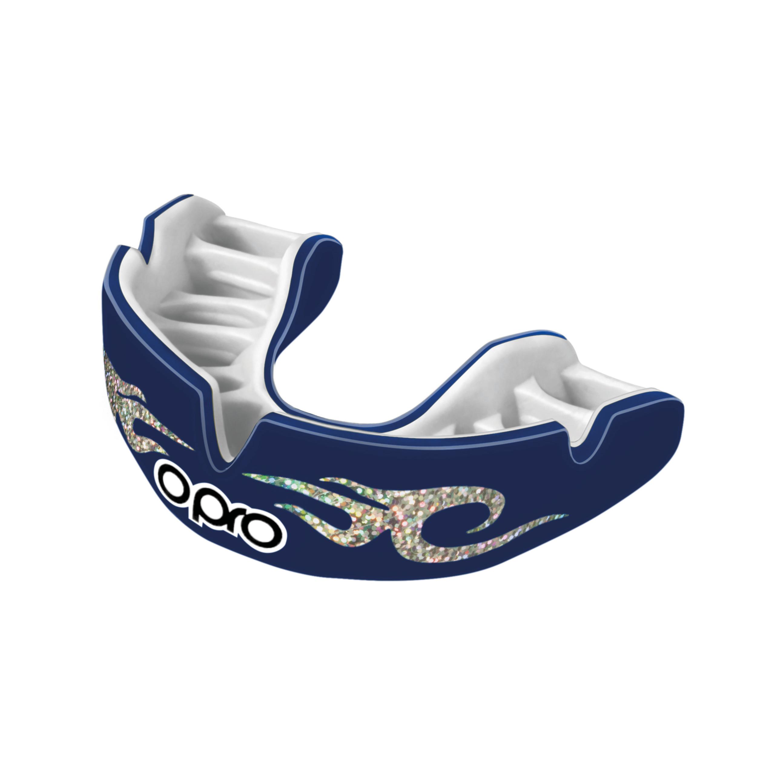 Opro - PROTÈGE-DENTS POWER-FIT BLING URBAN - Dark Blue / White - One Size