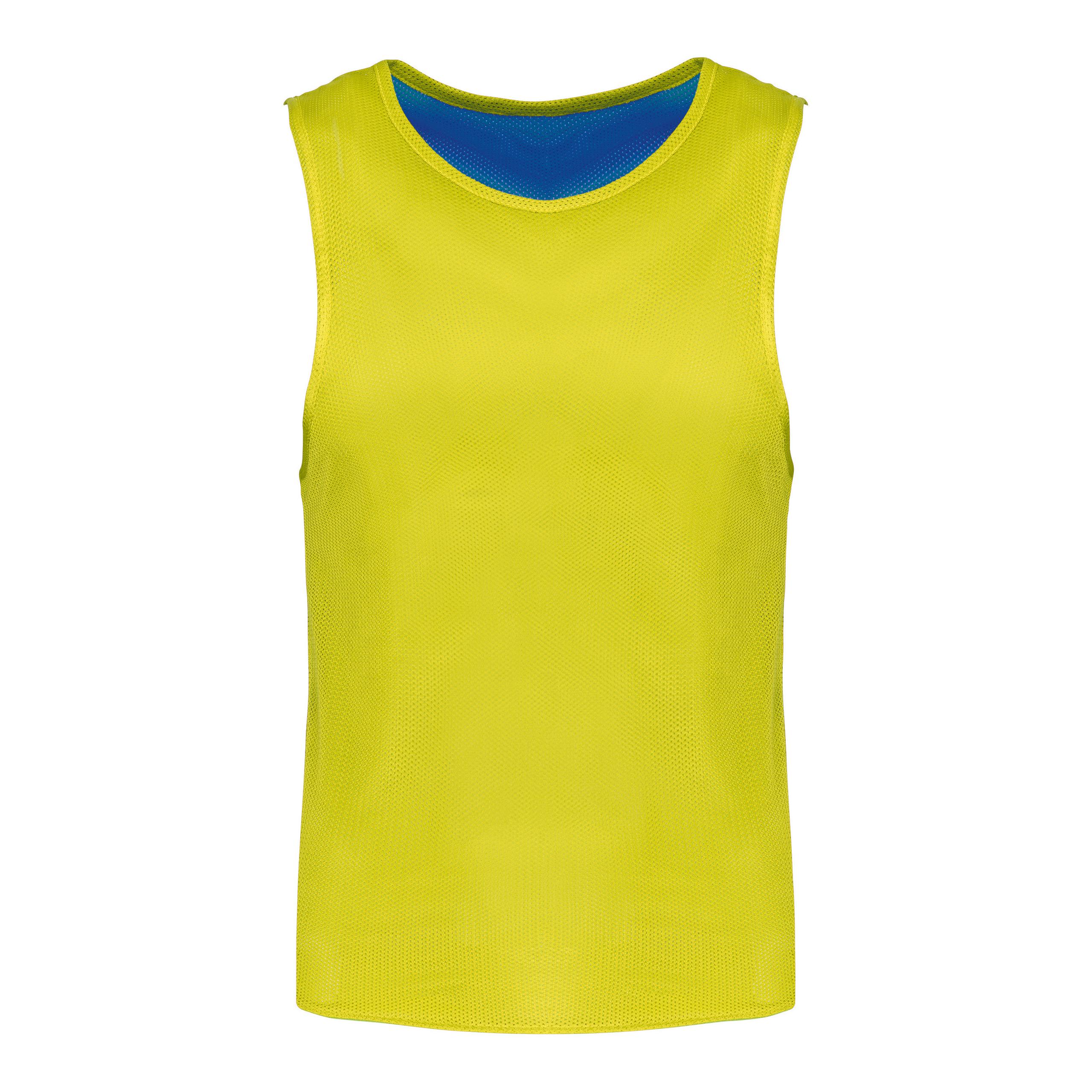 PROACT® - Chasuble réversible multisports unisexe - Fluo yellow/ Sporty royal blue - XXL/3XL