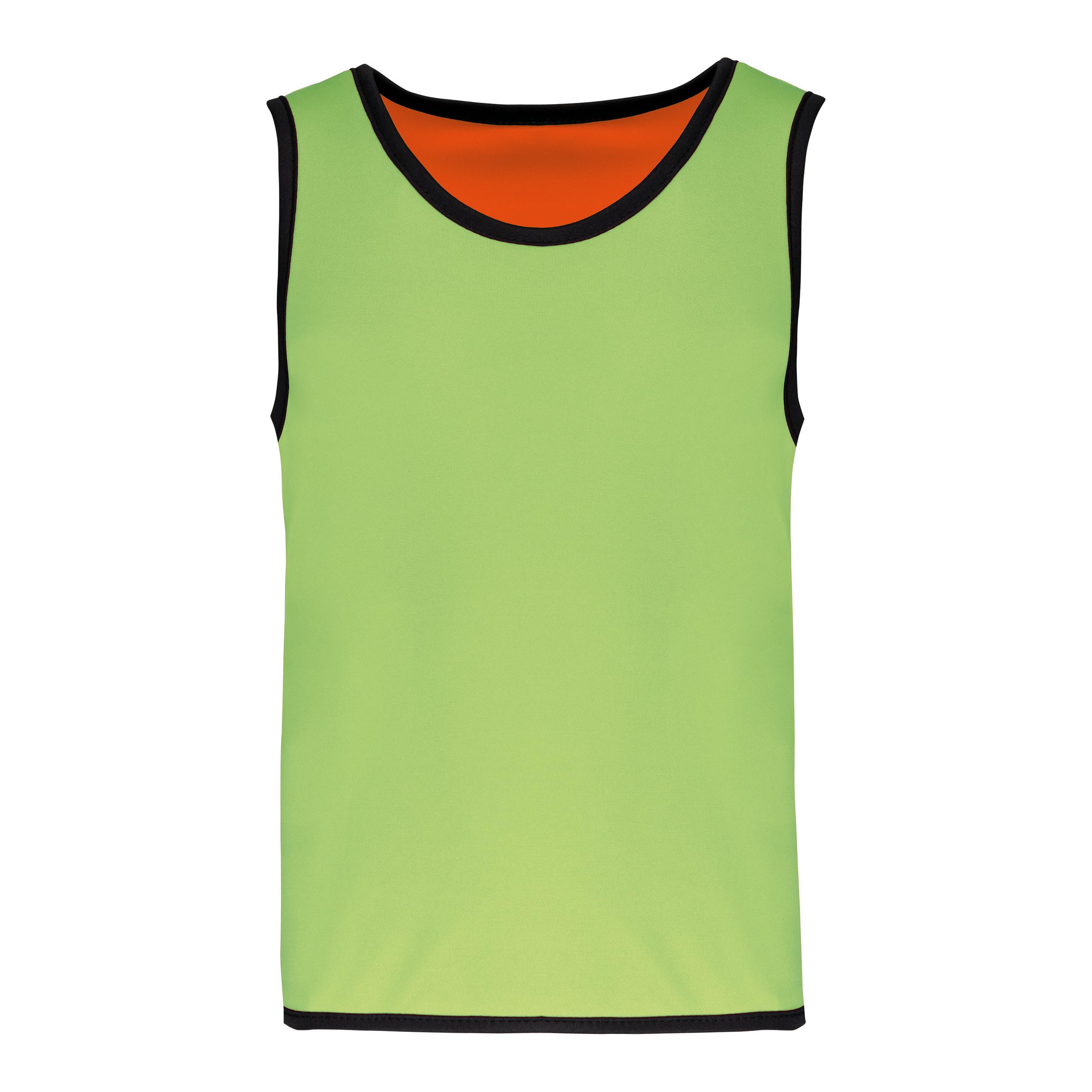 PROACT® - Chasuble de rugby réversible enfant - Lime / Spicy Orange - 6/10 ans