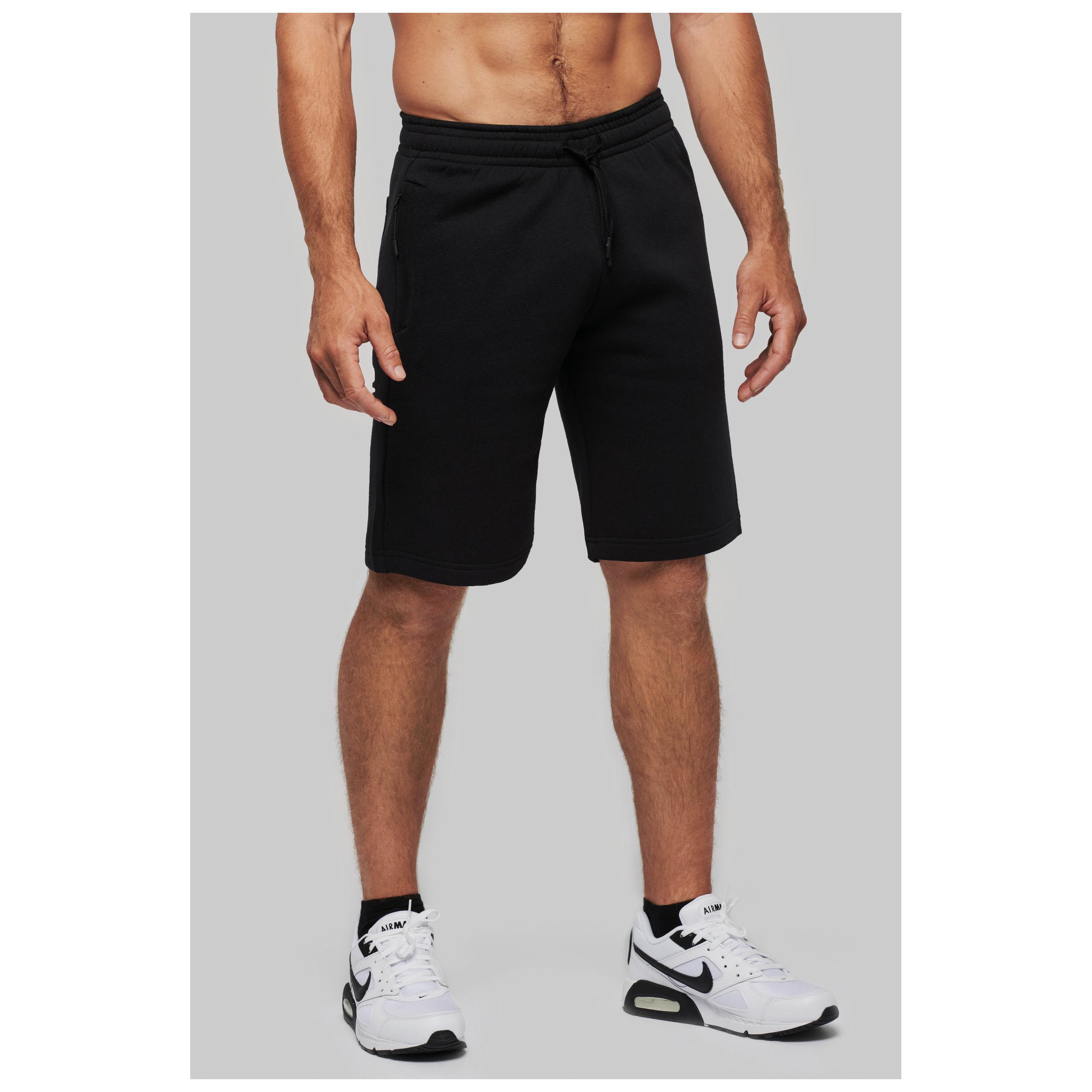 PROACT® - Bermuda molleton multisports unisexe - Black - XS