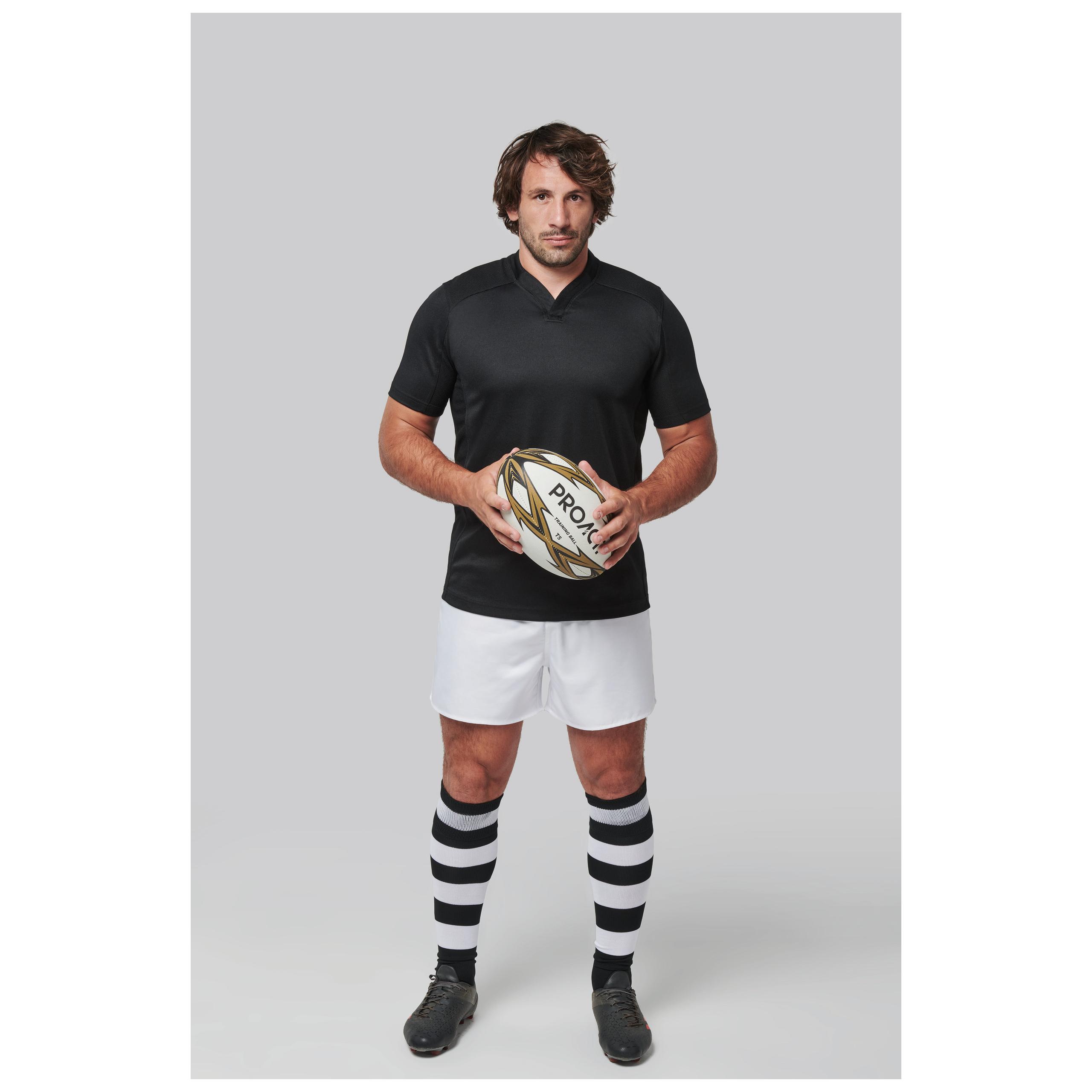 PROACT® - Short de rugby unisexe - Black - XS