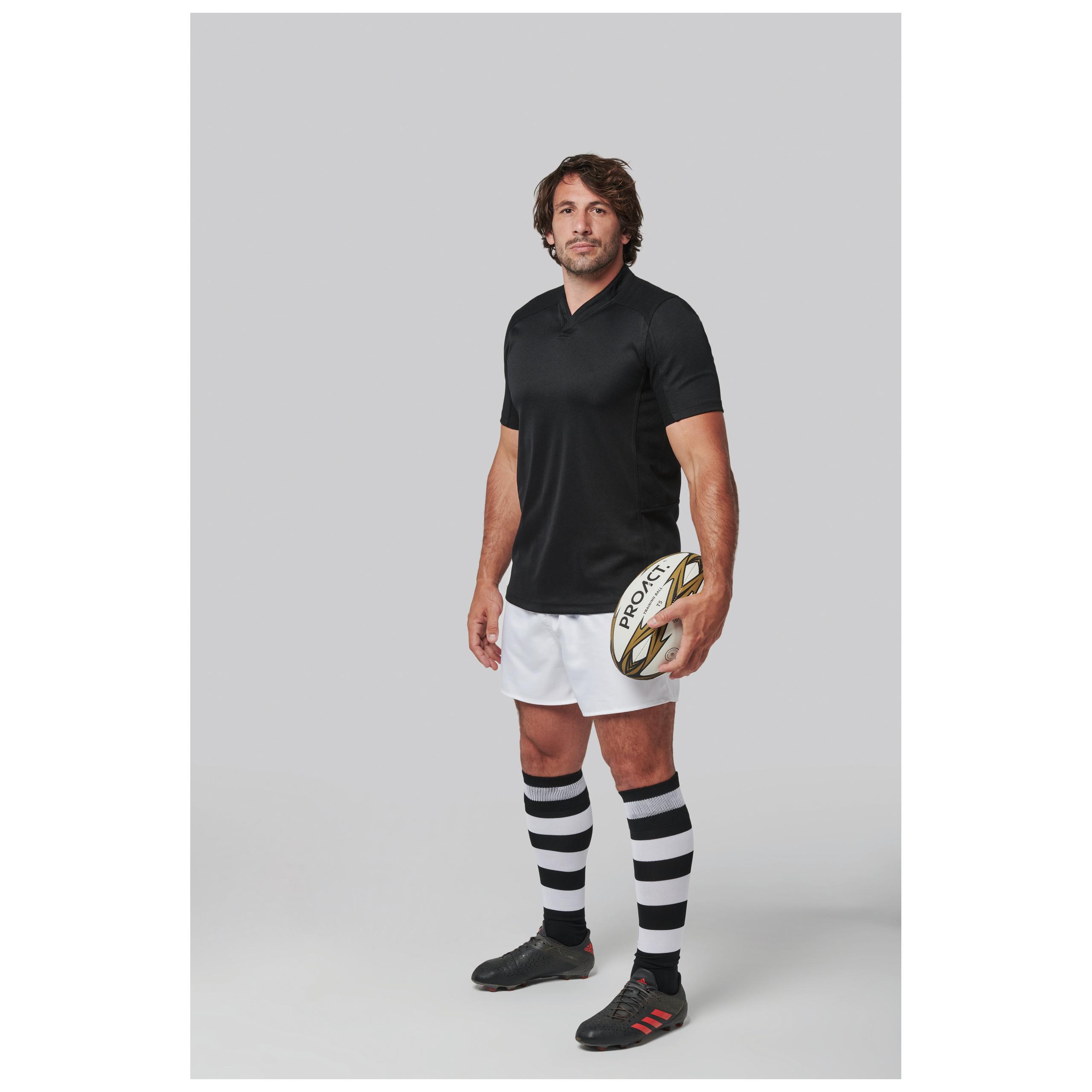 PROACT® - Short de rugby unisexe - Black - XS