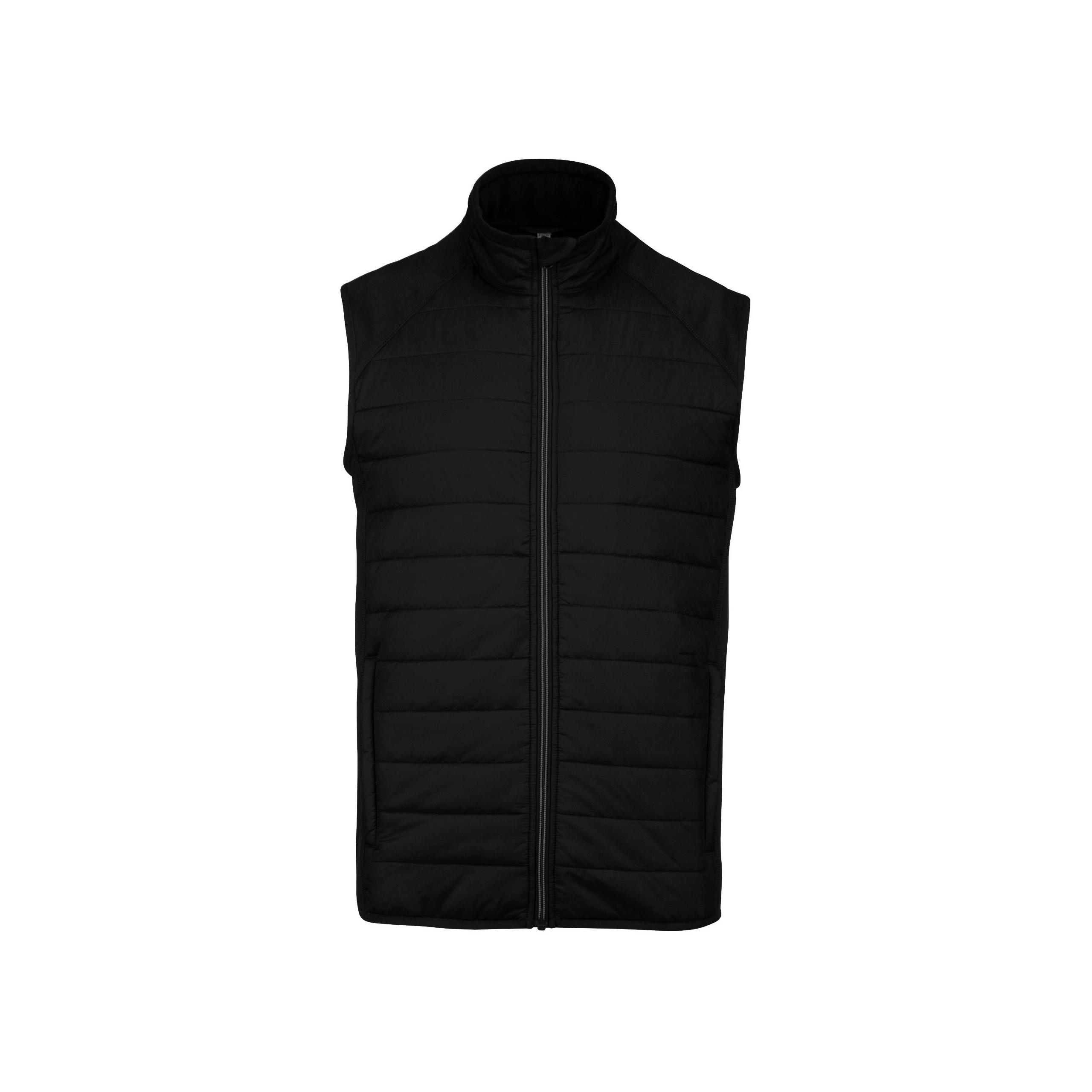 PROACT® - Veste sport bi-matière sans manches unisexe - Black - XS